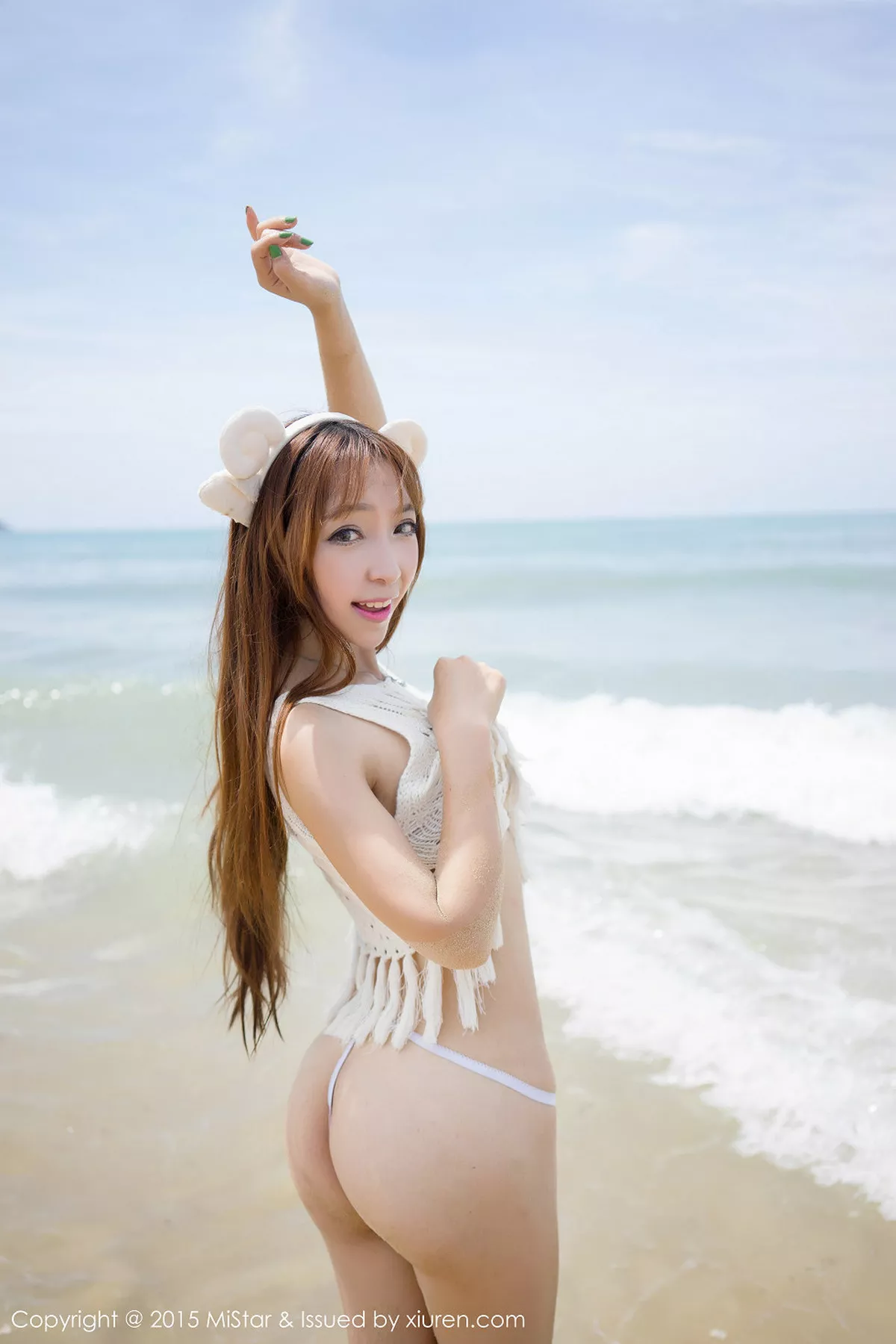秀人集.com_[MiStar魅妍社]Vol.015_嫩模黄歆苑Chobits红色比基尼前凸后翘诱惑写真60P