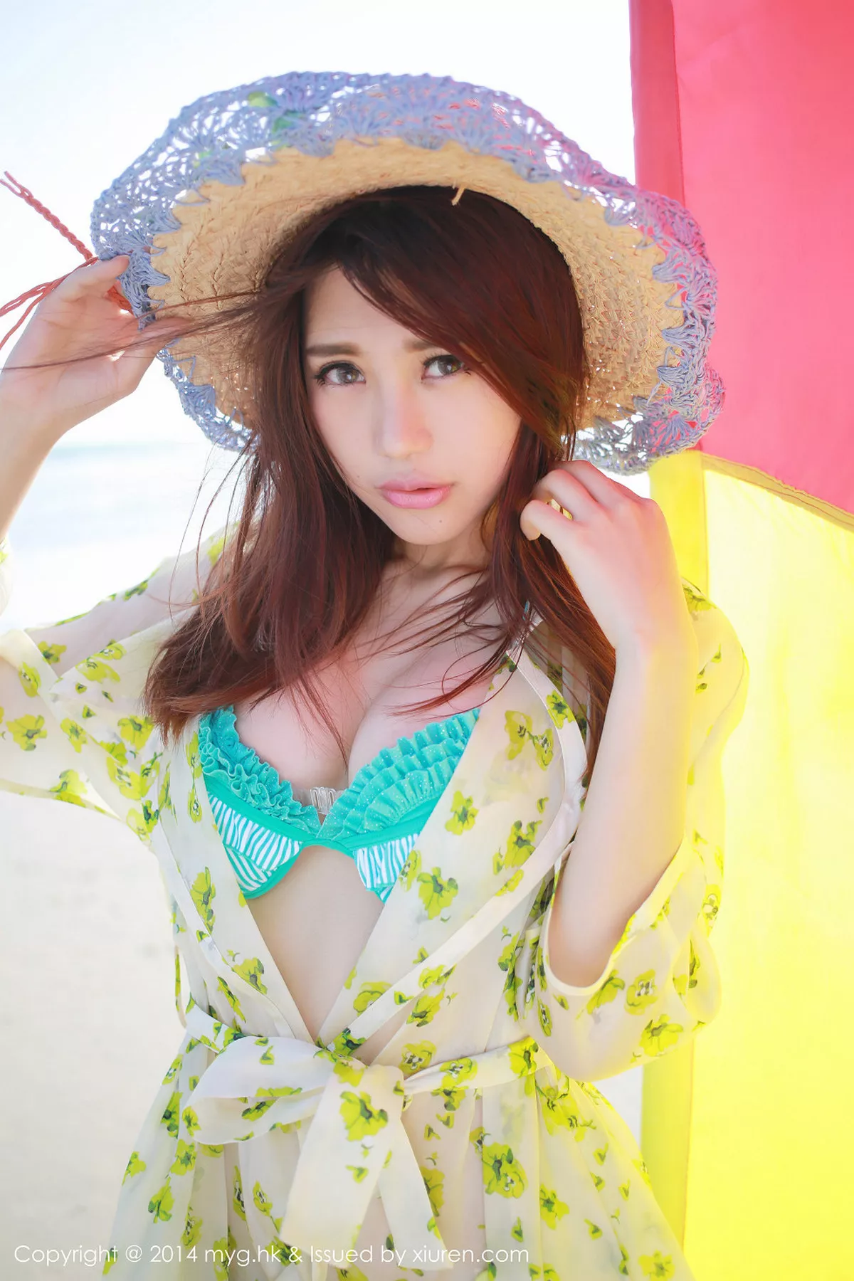 秀人集.com_[MyGirl美媛馆]Vol.014_嫩模绮里嘉ula泳池边性感比基尼秀豪乳翘臀写真119P