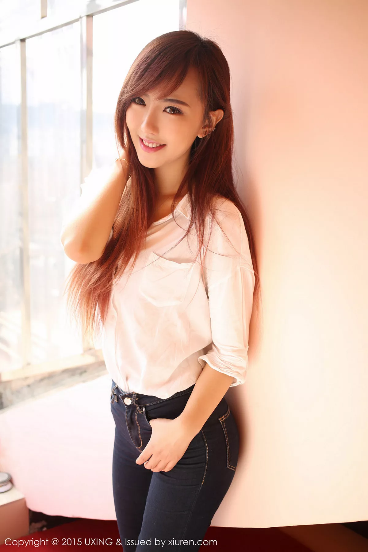 秀人集.com_[UXING优星馆]Vol.001_嫩模赵婉妮Wanni紧身牛仔裤完美身材性感翘臀写真67P