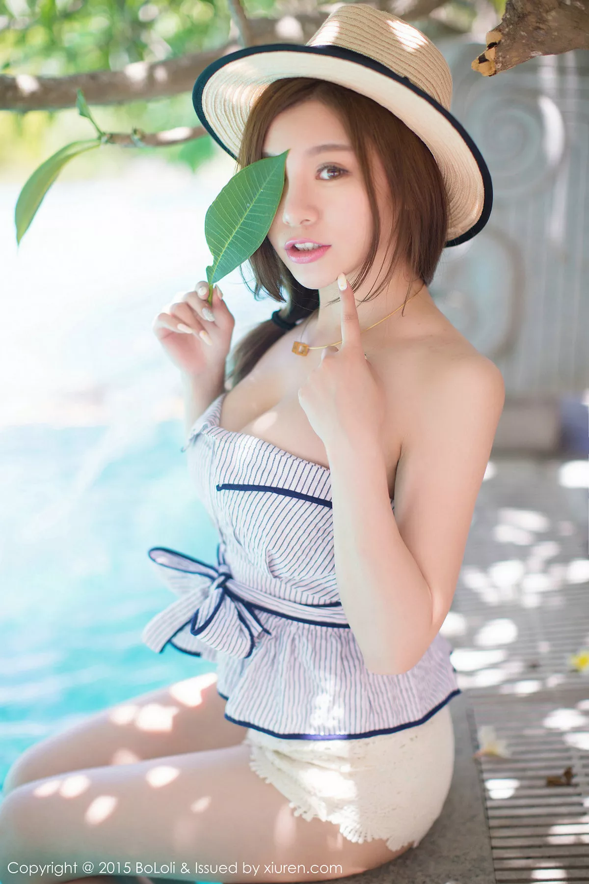 秀人集.com_[BoLoli波萝社]Vol.014_嫩模刘娅希三亚旅拍性感内衣傲人美胸清新迷人写真80P