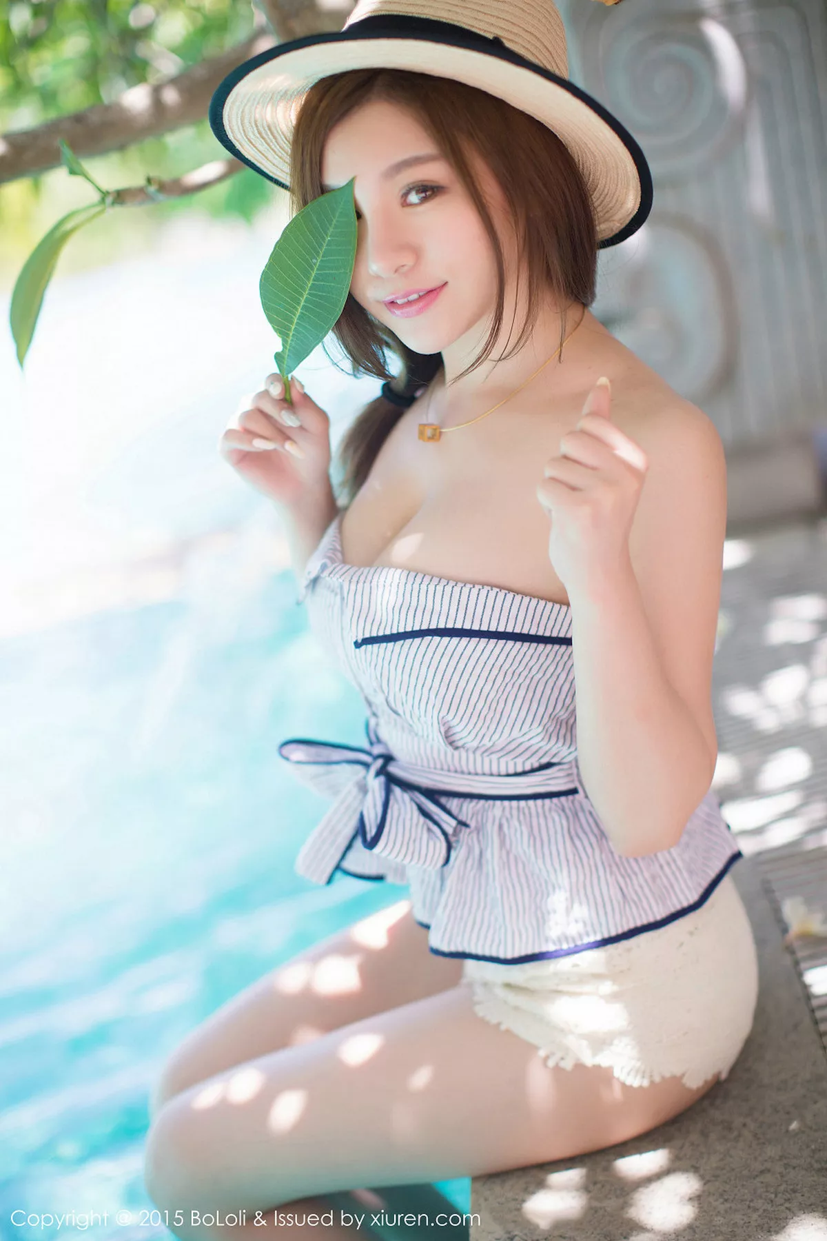 秀人集.com_[BoLoli波萝社]Vol.014_嫩模刘娅希三亚旅拍性感内衣傲人美胸清新迷人写真80P