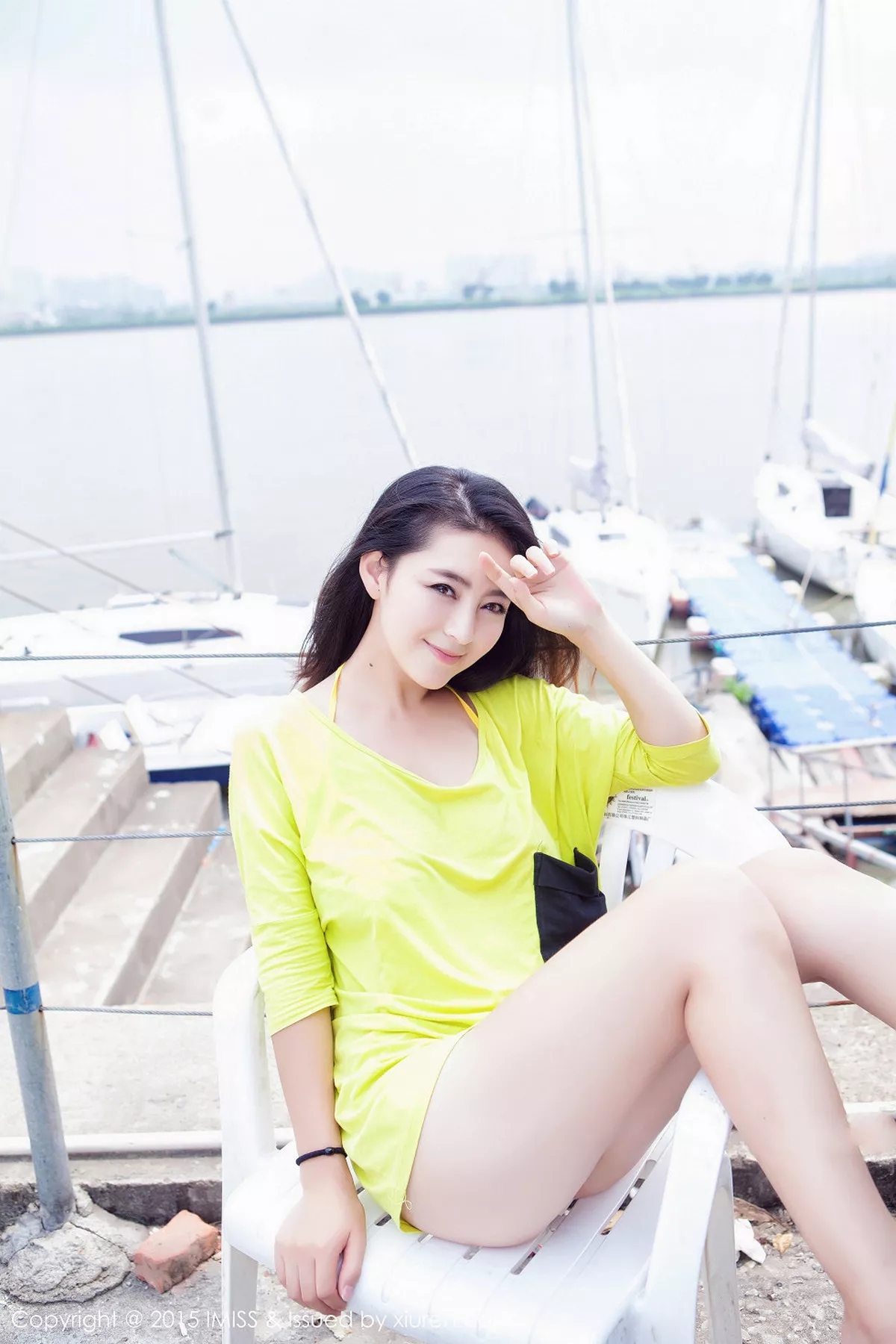 秀人集.com_[IMISS爱蜜社]Vol.017_嫩模夏茉GIGI黄色连体泳装木瓜奶极致诱惑写真64P