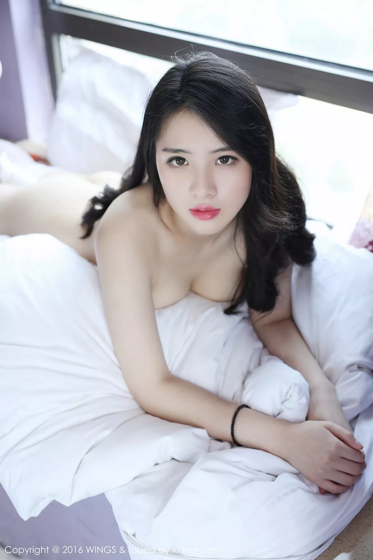 秀人集.com_[WingS影私荟]Vol.009_嫩模舒林培火辣女警制服及性感内衣白色蕾丝诱惑写真50P