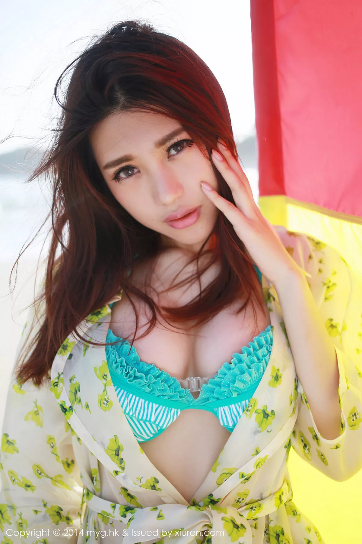 秀人集.com_[MyGirl美媛馆]Vol.014_嫩模绮里嘉ula泳池边性感比基尼秀豪乳翘臀写真119P