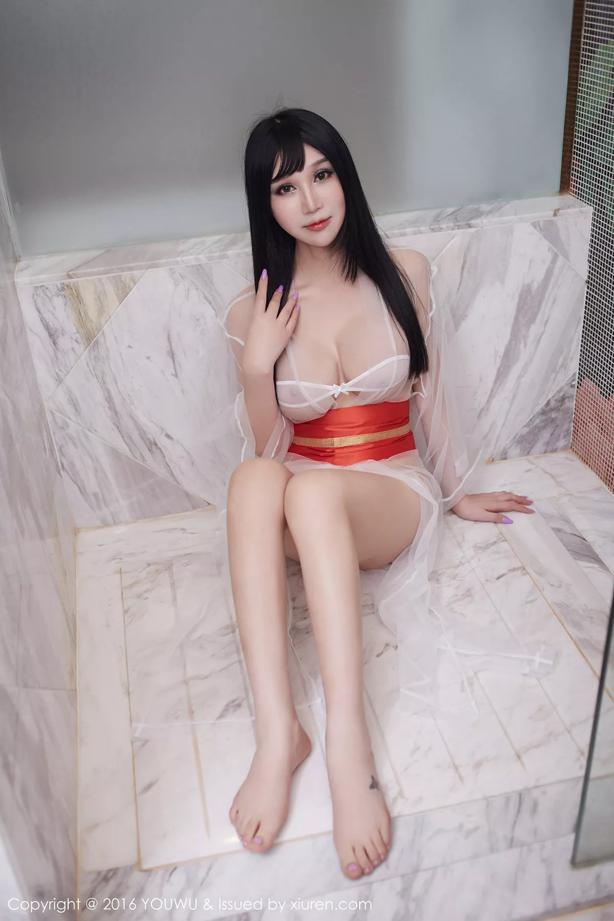 秀人集.com_[YouWu尤物馆]Vol.003_大胸嫩模李宓儿大尺度性感内衣爆乳诱惑写真58P