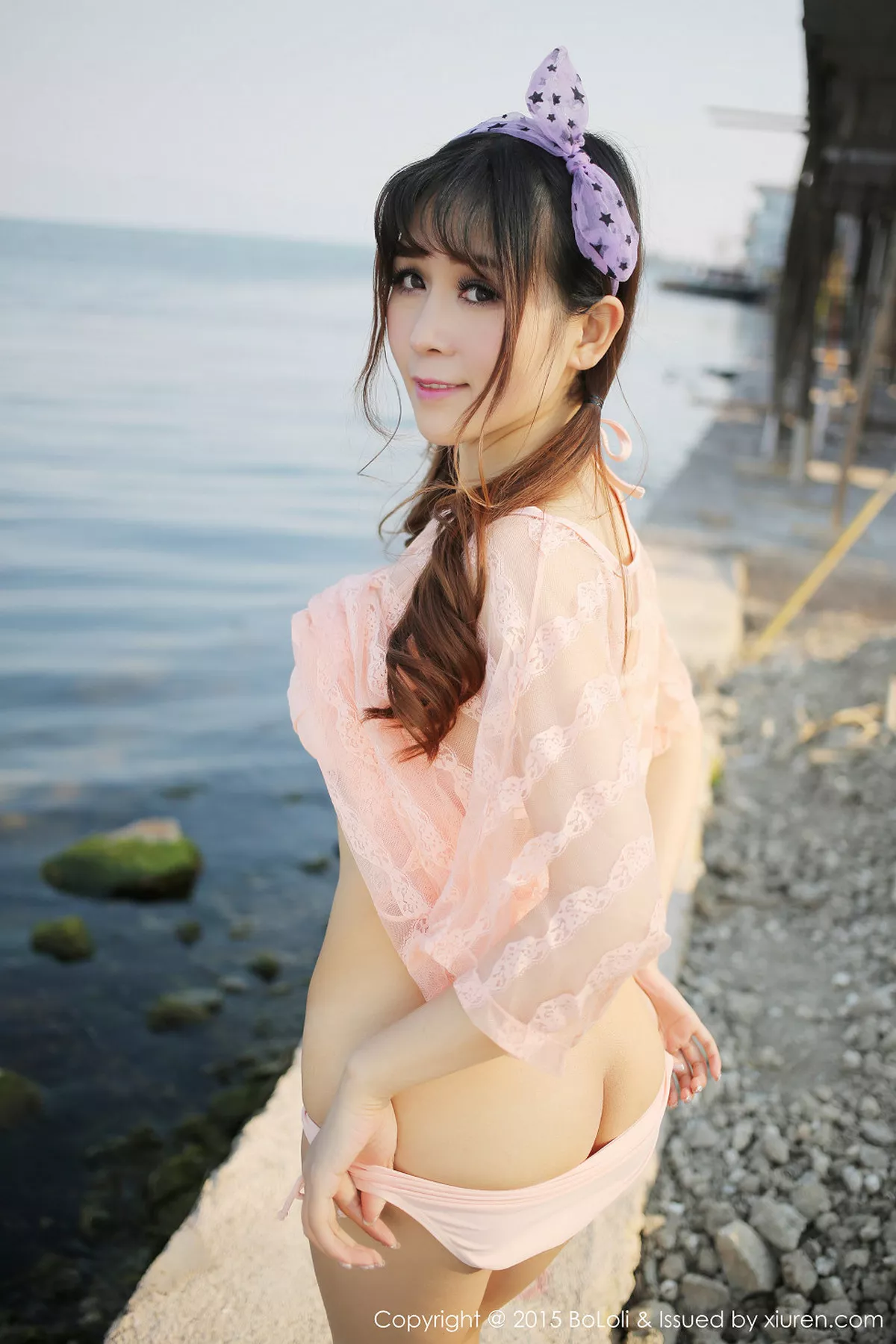 秀人集.com_[BoLoli波萝社]Vol.010_巨乳嫩模张优ayoyo大理旅拍白色蕾丝内衣豪乳写真40P