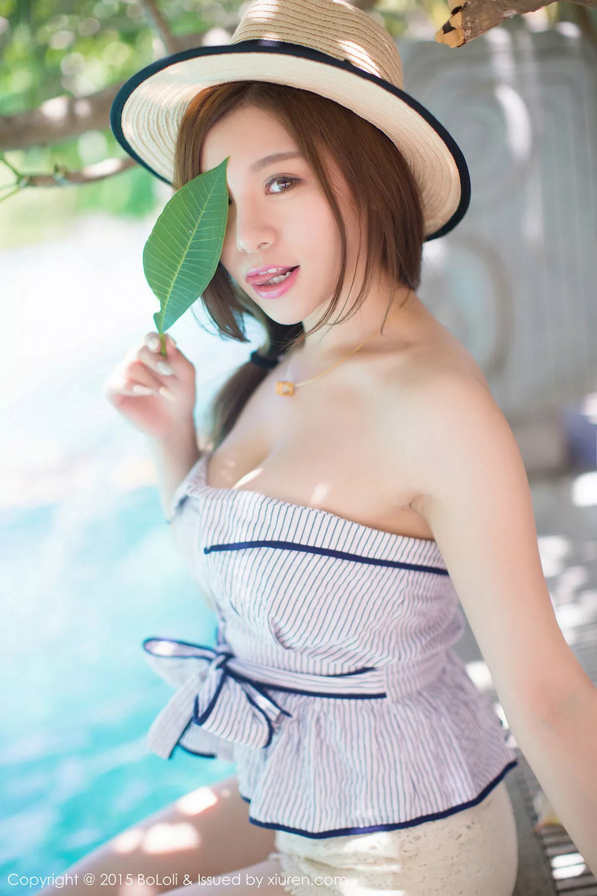 秀人集.com_[BoLoli波萝社]Vol.014_嫩模刘娅希三亚旅拍性感内衣傲人美胸清新迷人写真80P