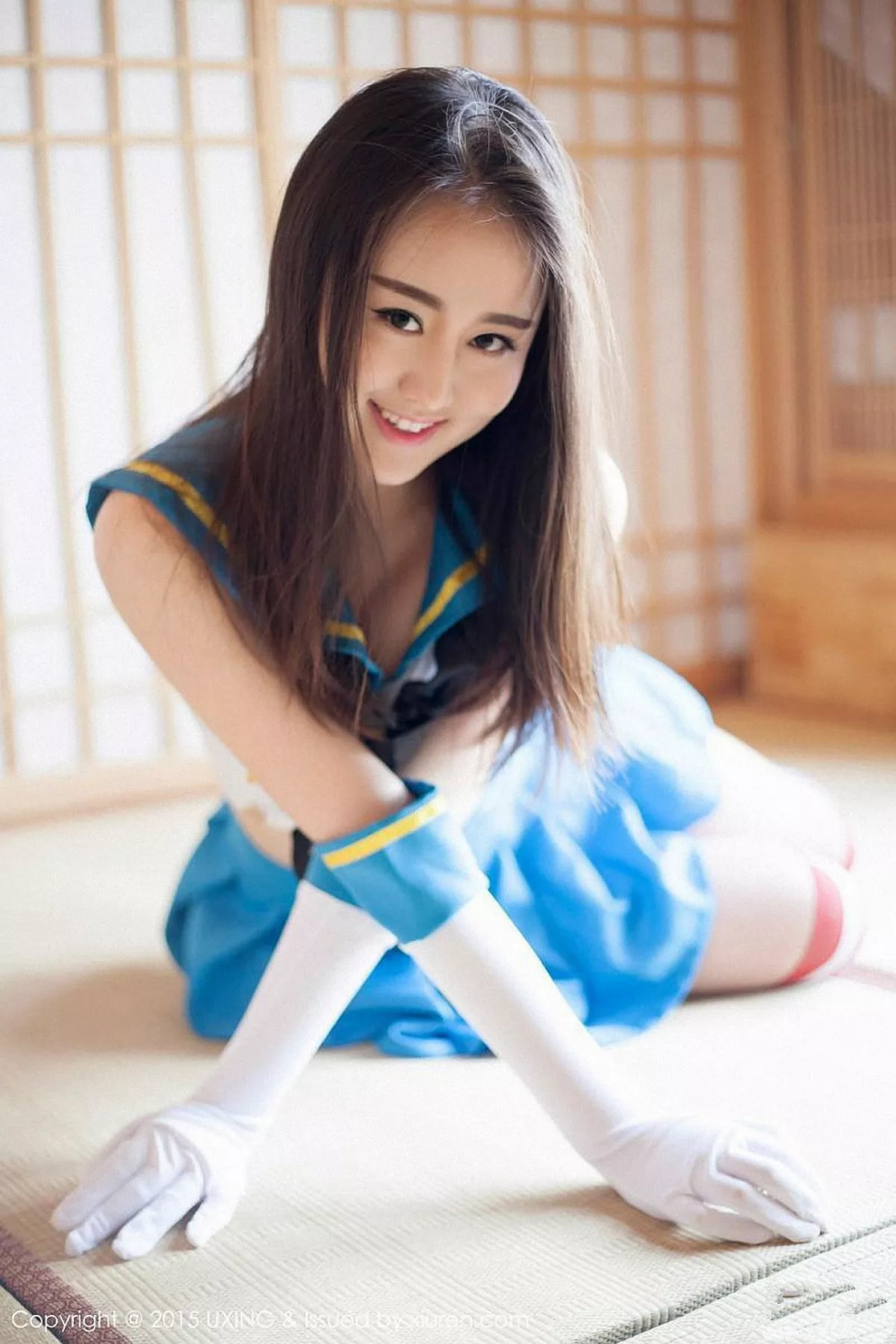 秀人集.com_[UXING优星馆]Vol.005_新人嫩模Romi王朝朝蓝色妖姬性感比基尼秀豪乳写真62P