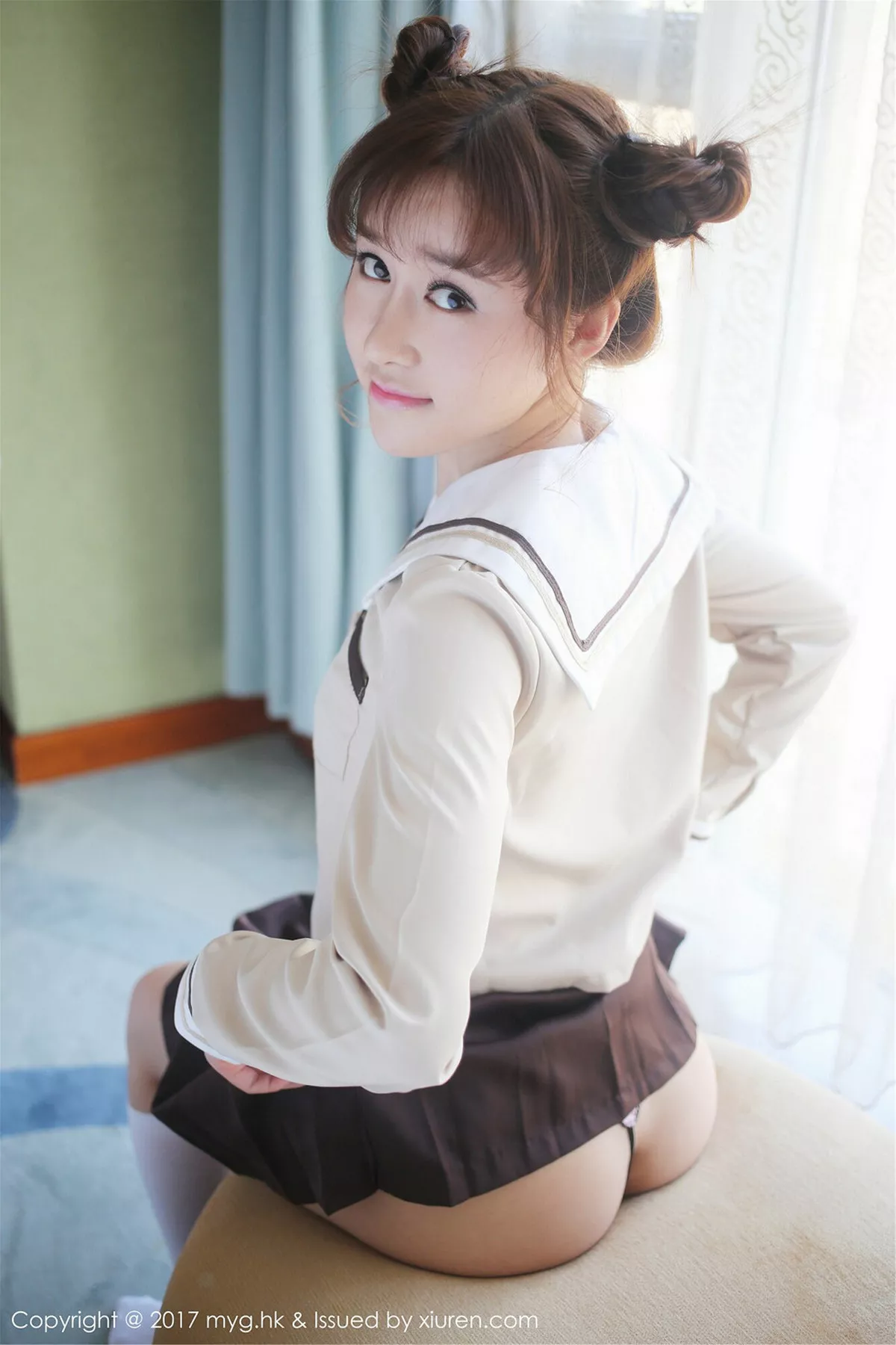 秀人集.com_[MyGirl美媛馆]Vol.247_新人嫩模小珂luka居家大床上蕾丝内裤秀翘臀纯白诱惑写真56P