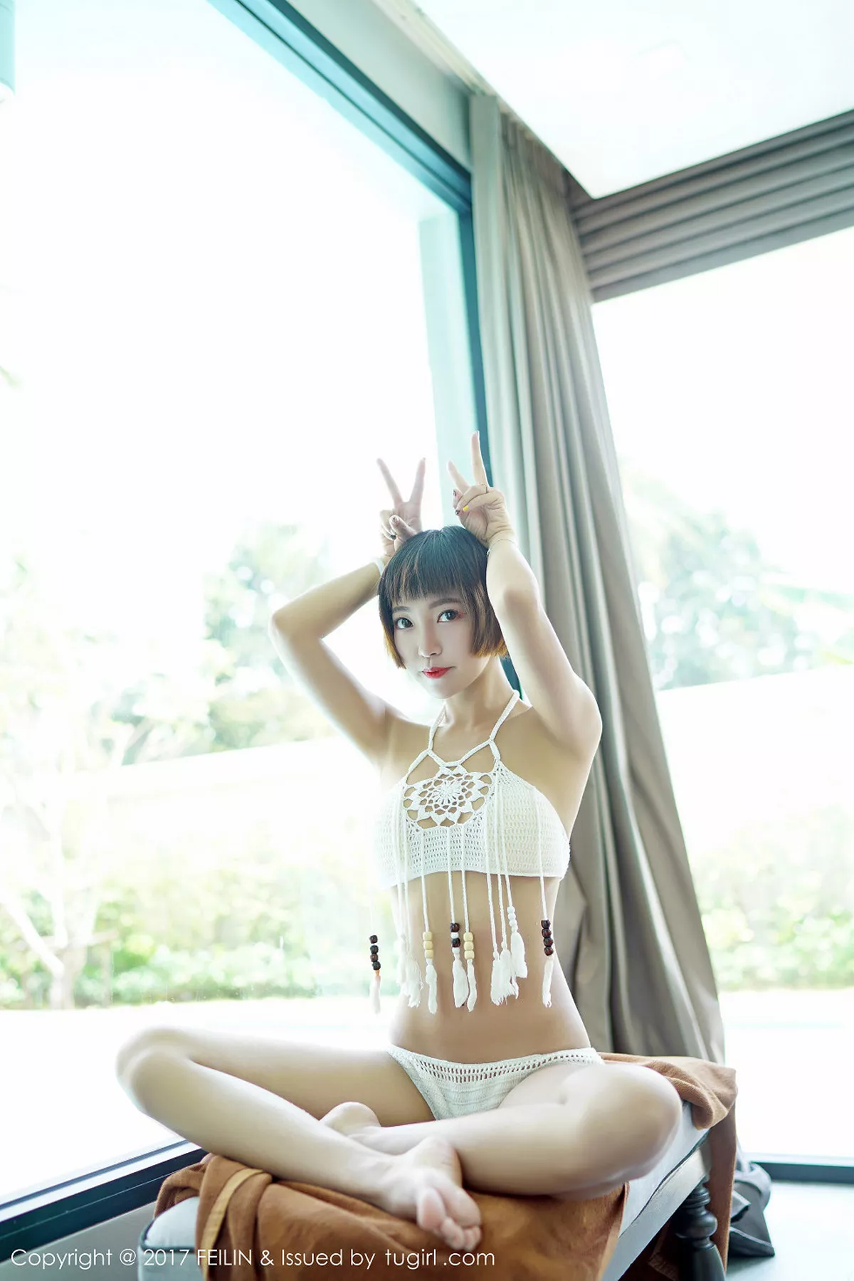 秀人集.com_[FeiLin嗲囡囡]Vol.083_嫩模冯木木LRIS泰国旅拍泳池边性感比基尼湿身诱惑写真47P