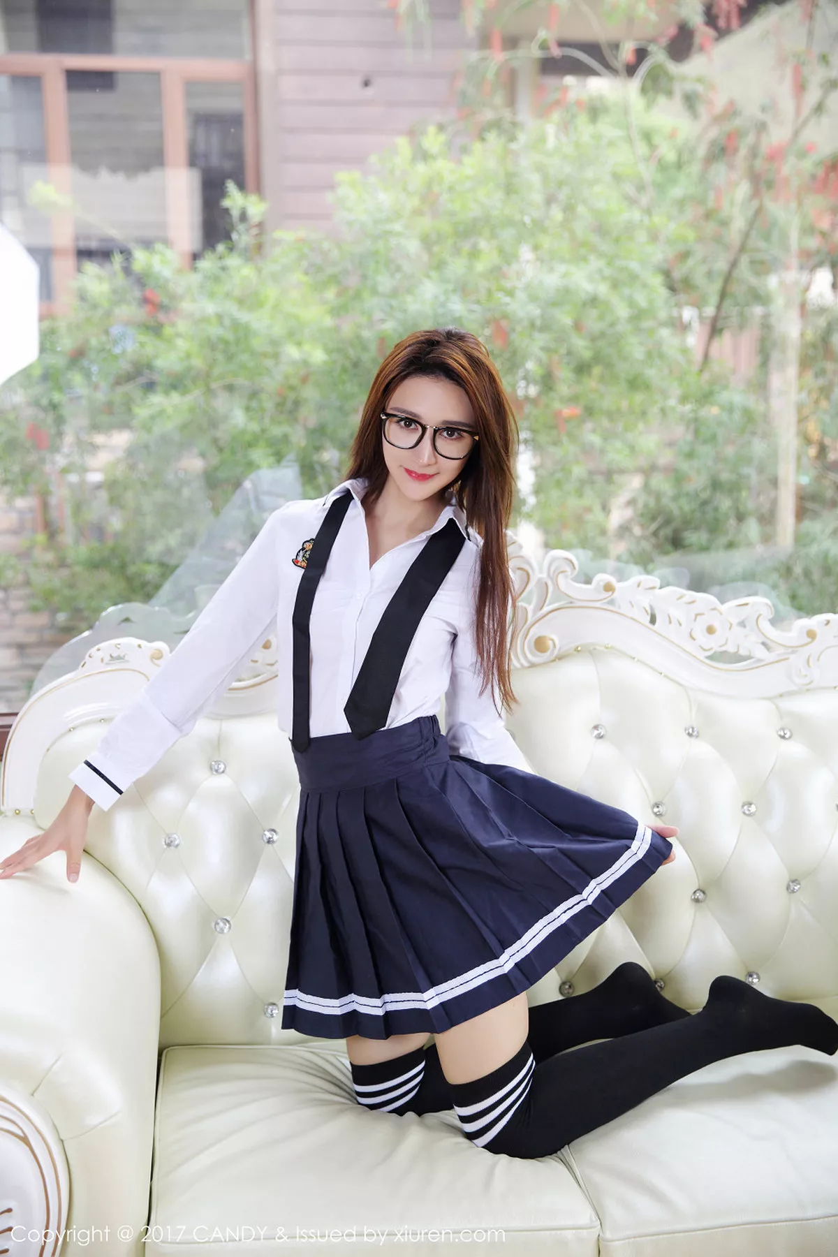 秀人集.com_[Candy糖果画报]Vol.020_混血嫩模伊莉娜私房白色内衣全裸上身豪乳诱惑写真58P