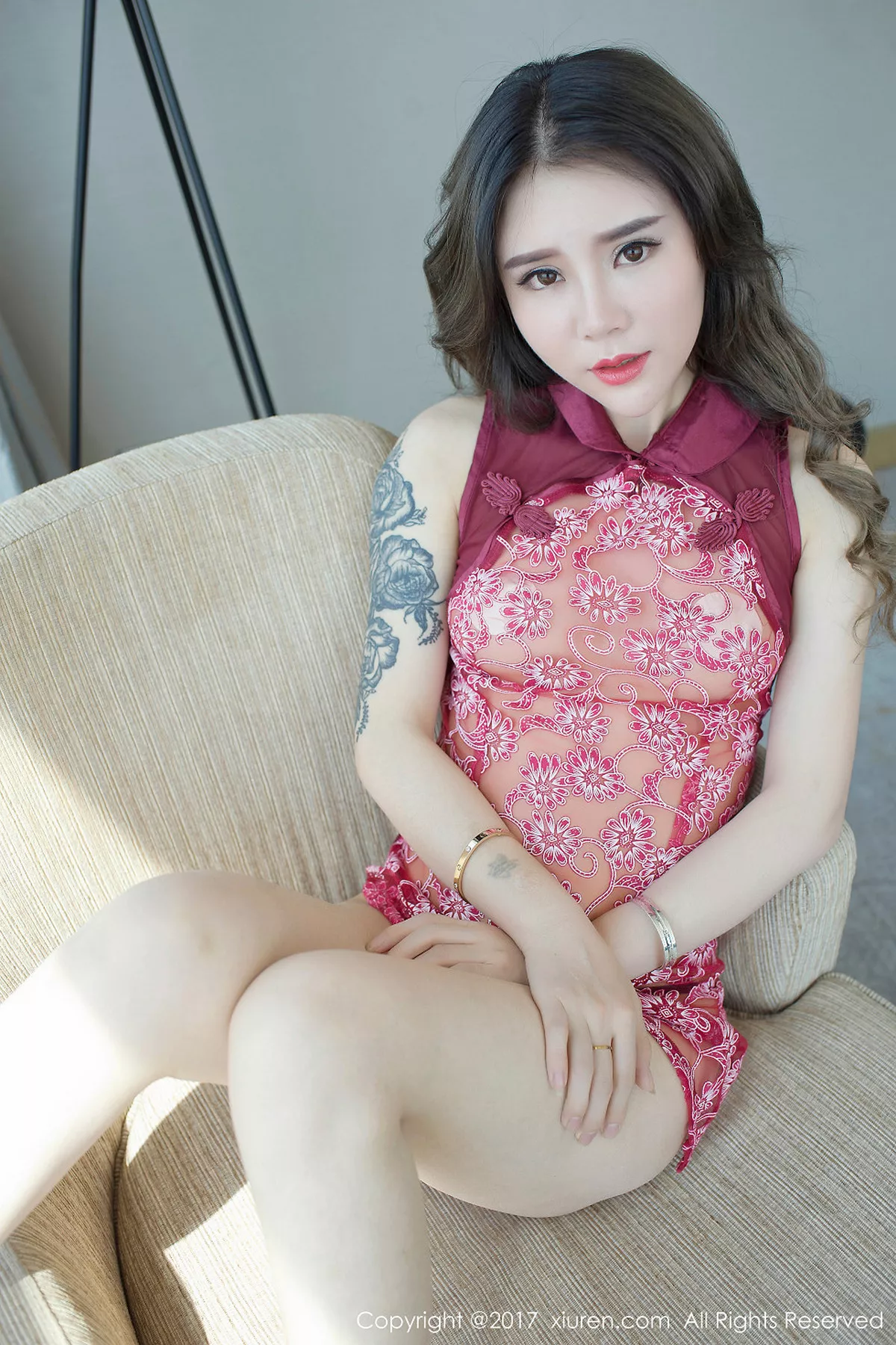 秀人集.com_[XiuRen秀人网]No.763_嫩模爱丽莎Lisa缕空旗袍透视秀美乳浴室里高叉比基尼性感写真60P