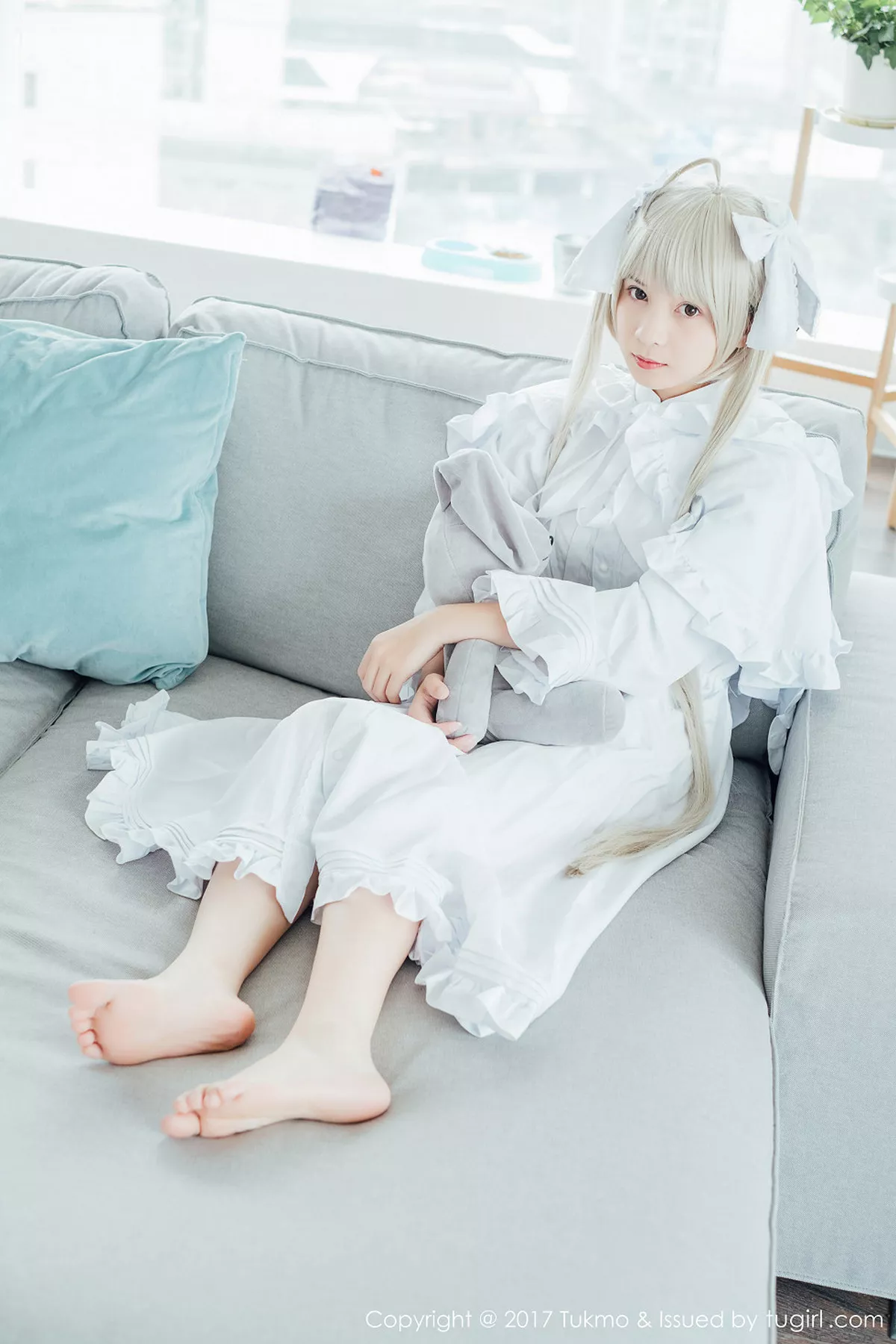 秀人集.com_[Tukmo兔几盟]Vol.097_新人嫩模鱼丸COS春日野穹系列雪嫩皮肤甜美迷人写真39P
