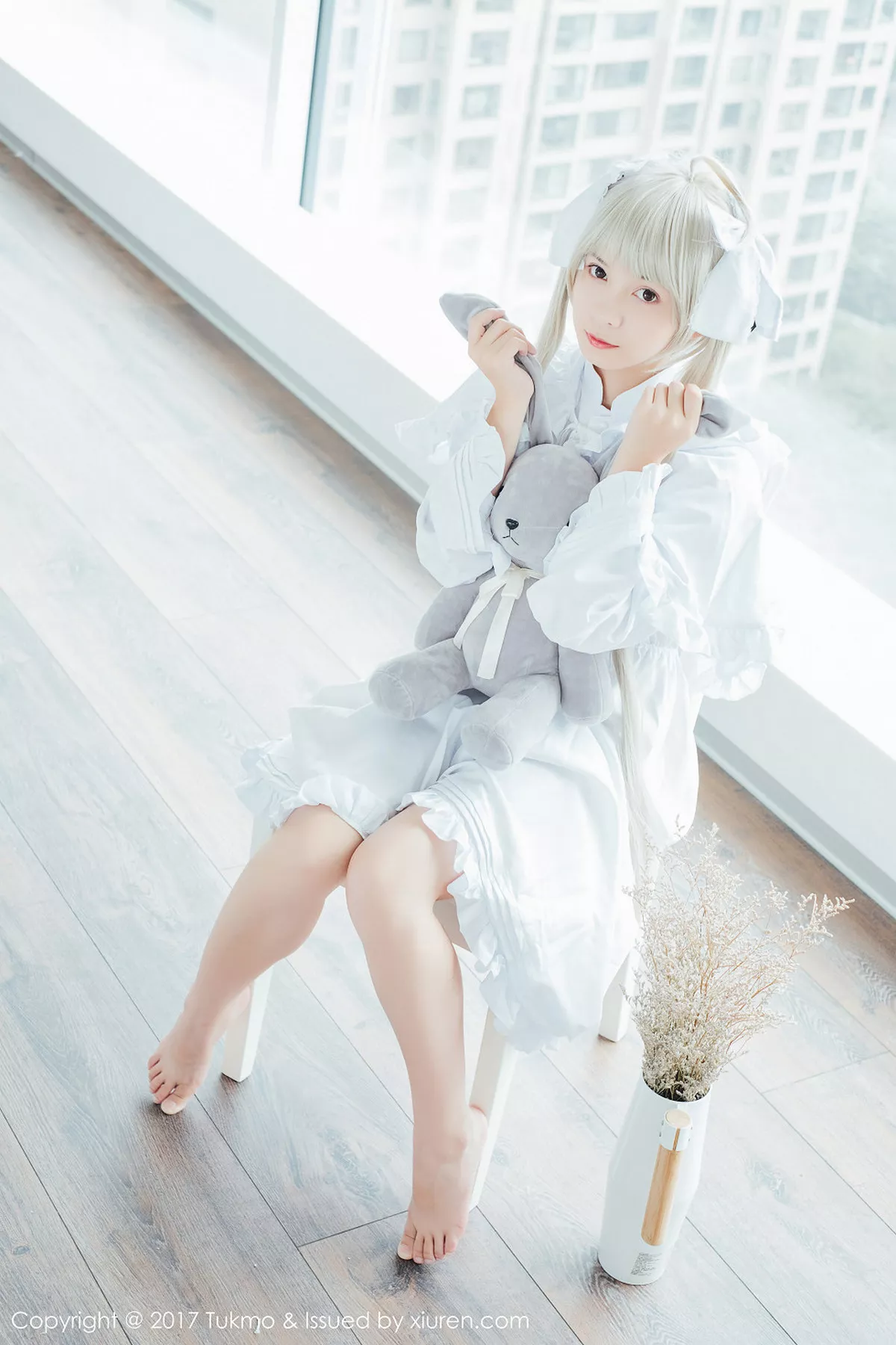 秀人集.com_[Tukmo兔几盟]Vol.097_新人嫩模鱼丸COS春日野穹系列雪嫩皮肤甜美迷人写真39P