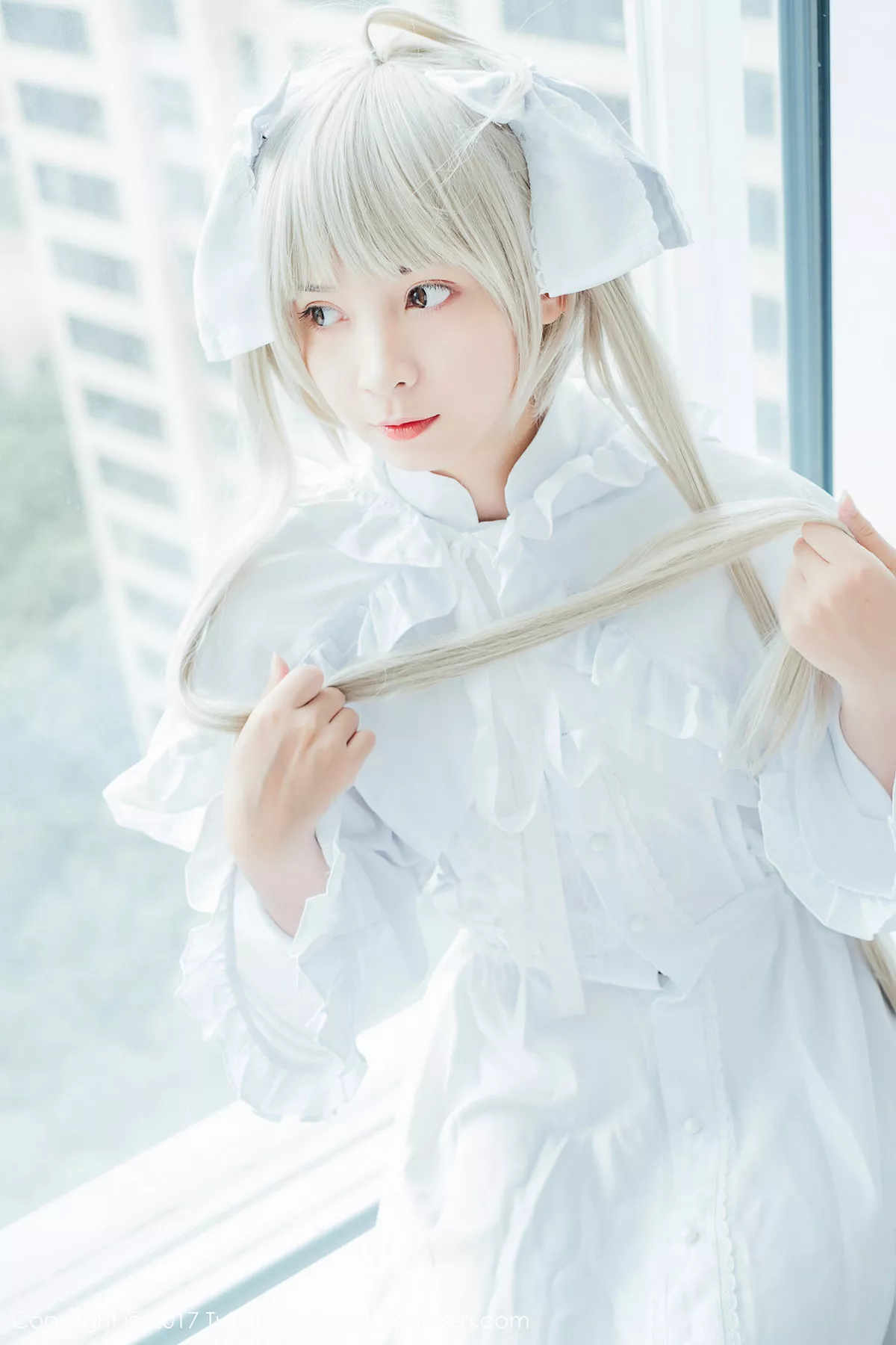 秀人集.com_[Tukmo兔几盟]Vol.097_新人嫩模鱼丸COS春日野穹系列雪嫩皮肤甜美迷人写真39P