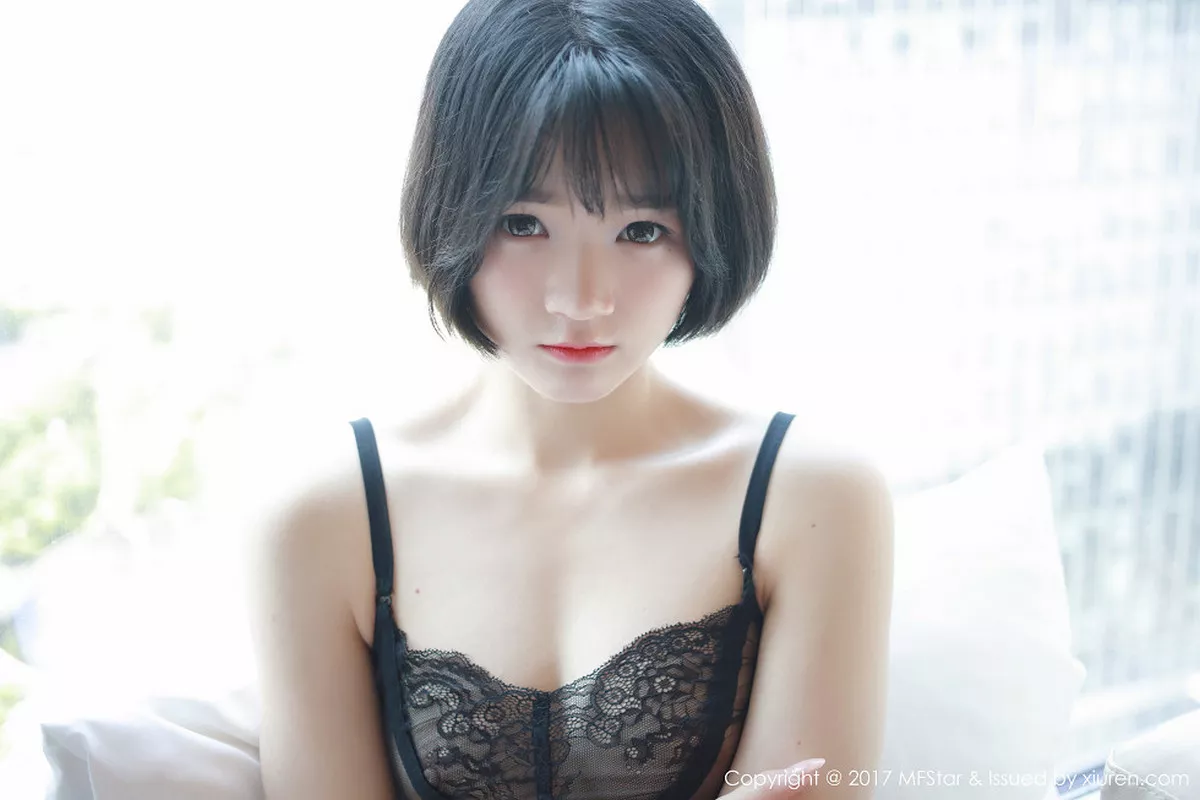 秀人集.com_[MFStar模范学院]Vol.110_嫩模悦爷妖精黑色蕾丝情趣内衣透视秀美乳诱惑写真52P