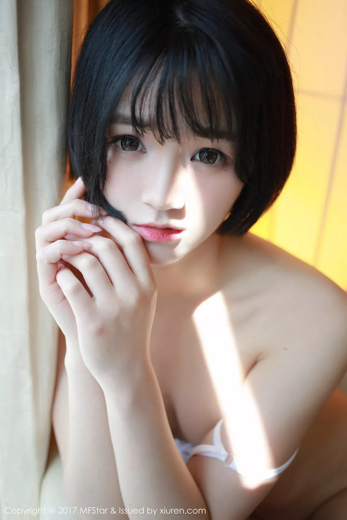 秀人集.com_[MFStar模范学院]Vol.110_嫩模悦爷妖精黑色蕾丝情趣内衣透视秀美乳诱惑写真52P