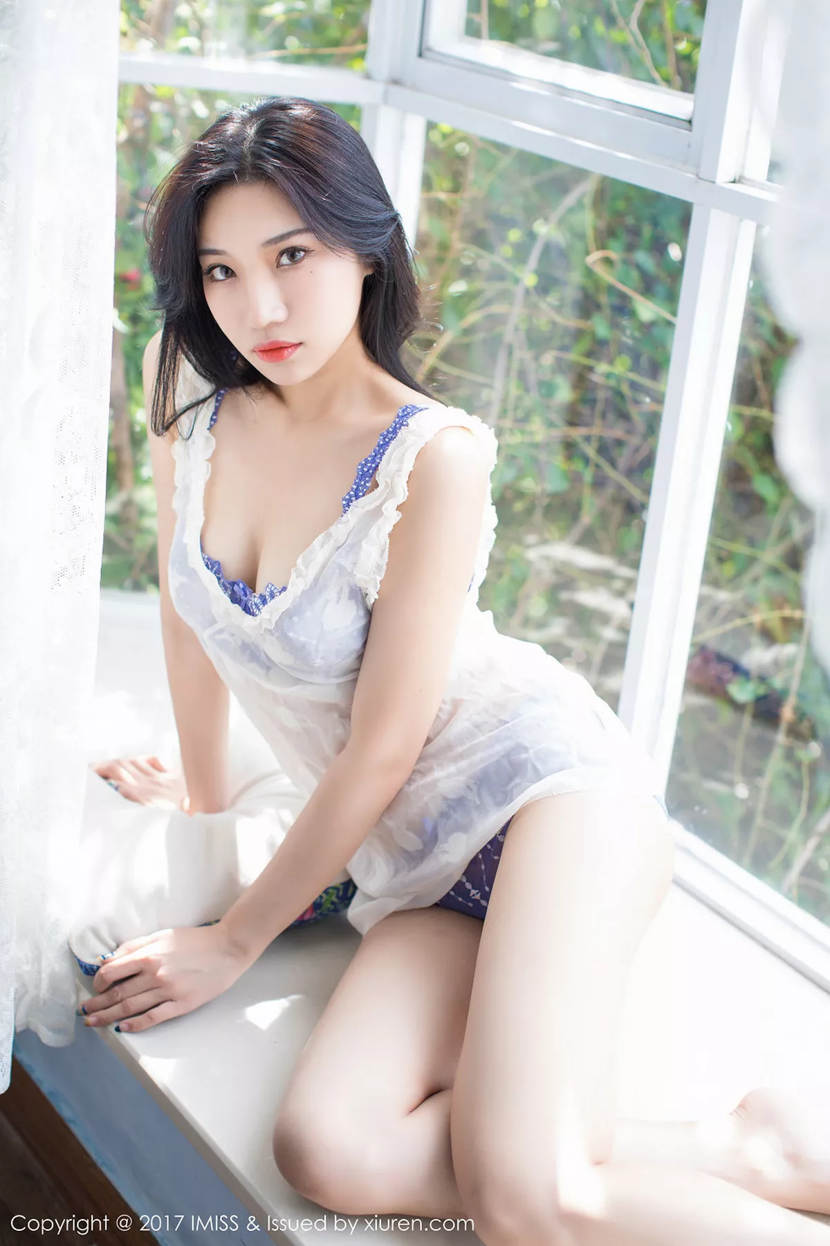 秀人集.com_[IMISS爱蜜社]Vol.187_嫩模小狐狸Sica黑色蕾丝情趣内衣缕空秀美乳极致诱惑写真35P
