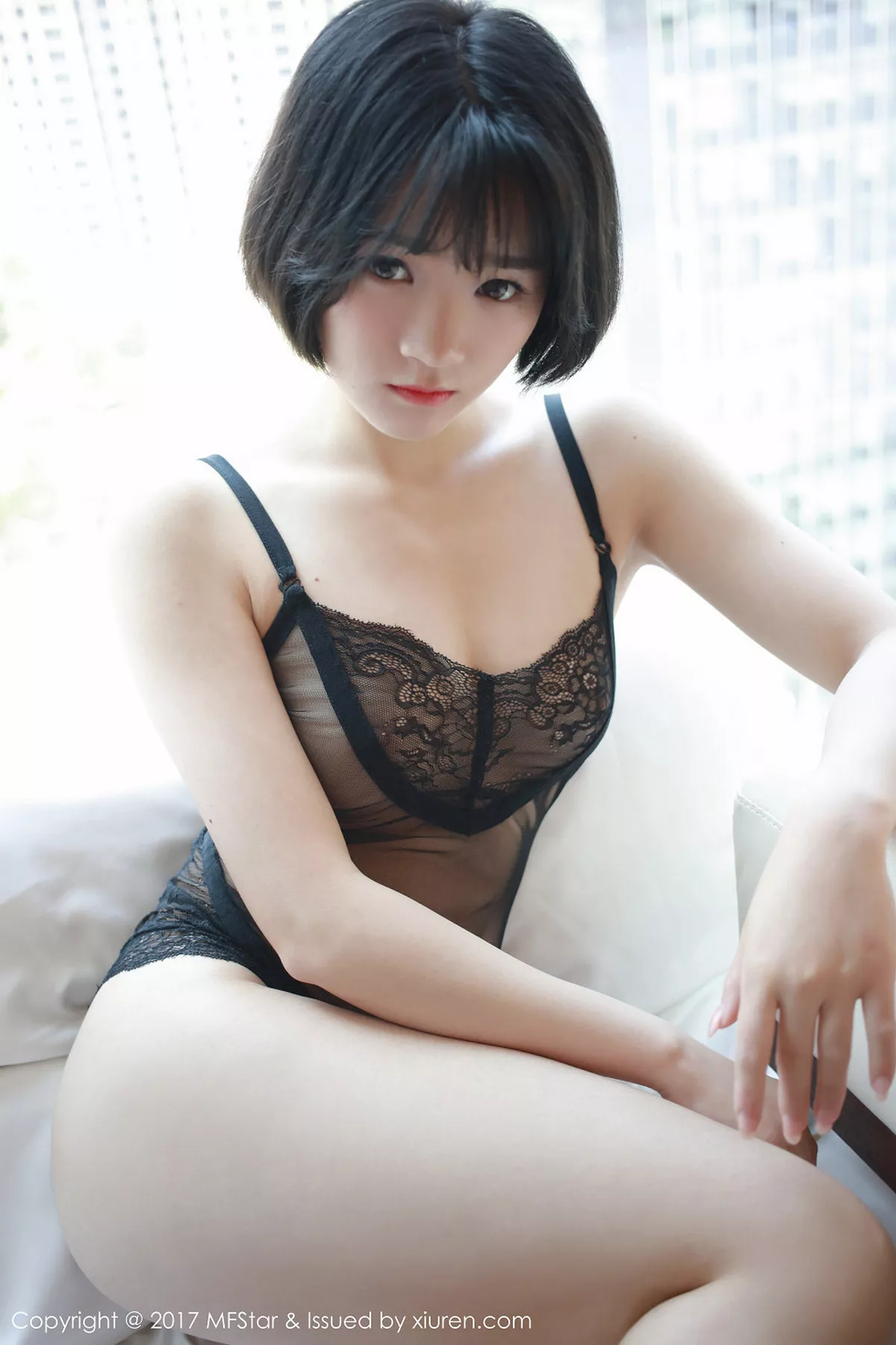 秀人集.com_[MFStar模范学院]Vol.110_嫩模悦爷妖精黑色蕾丝情趣内衣透视秀美乳诱惑写真52P