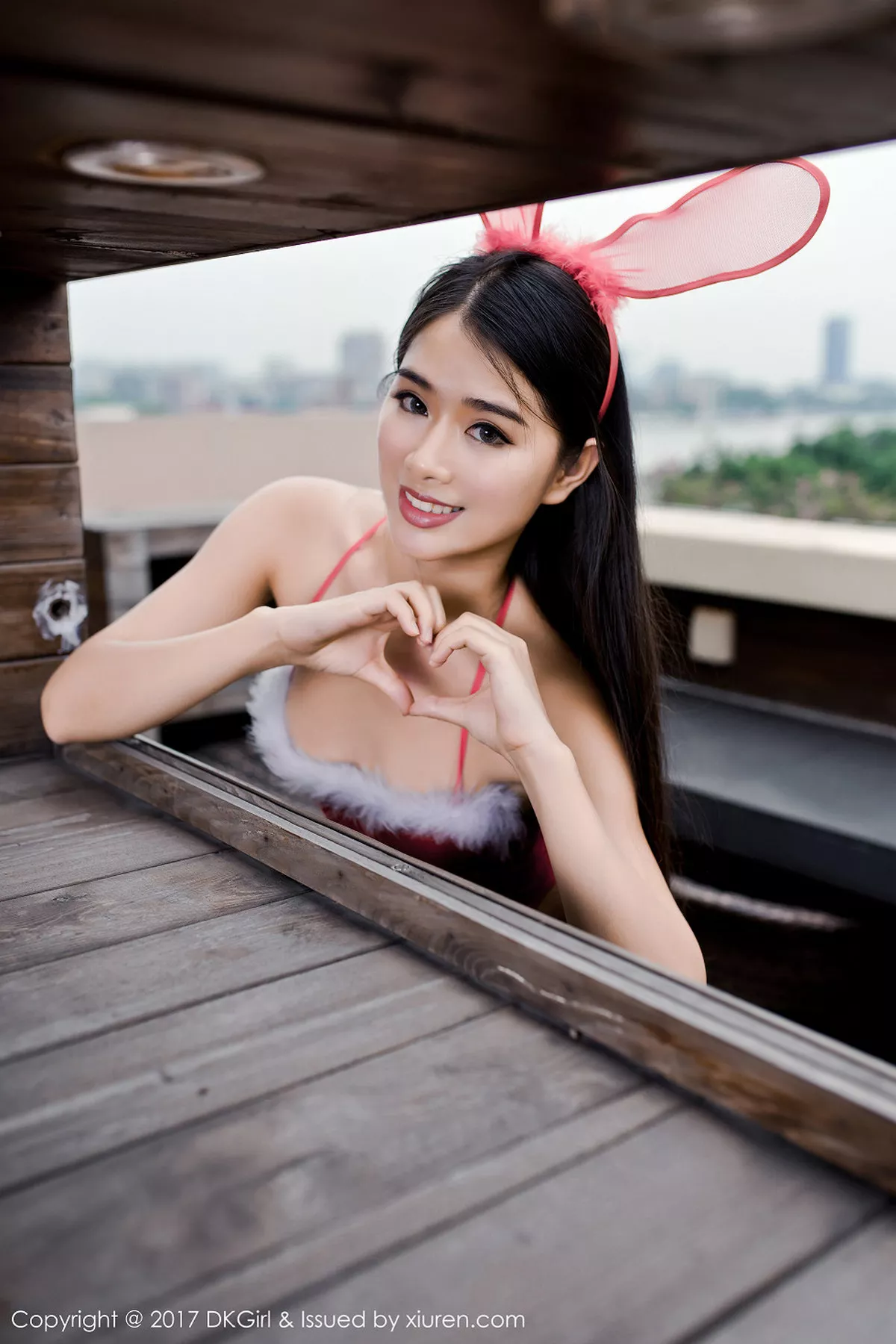 秀人集.com_[DKGirl御女郎]Vol.041_嫩模啊宝宝粉红兔女郎高叉连体内衣秀浑圆美乳诱惑写真55P