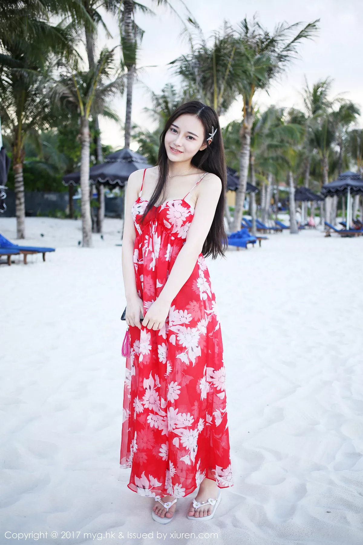秀人集.com_[MyGirl美媛馆]Vol.264_嫩模唐琪儿il越南旅拍波西米亚风红色吊带裙性感写真51P