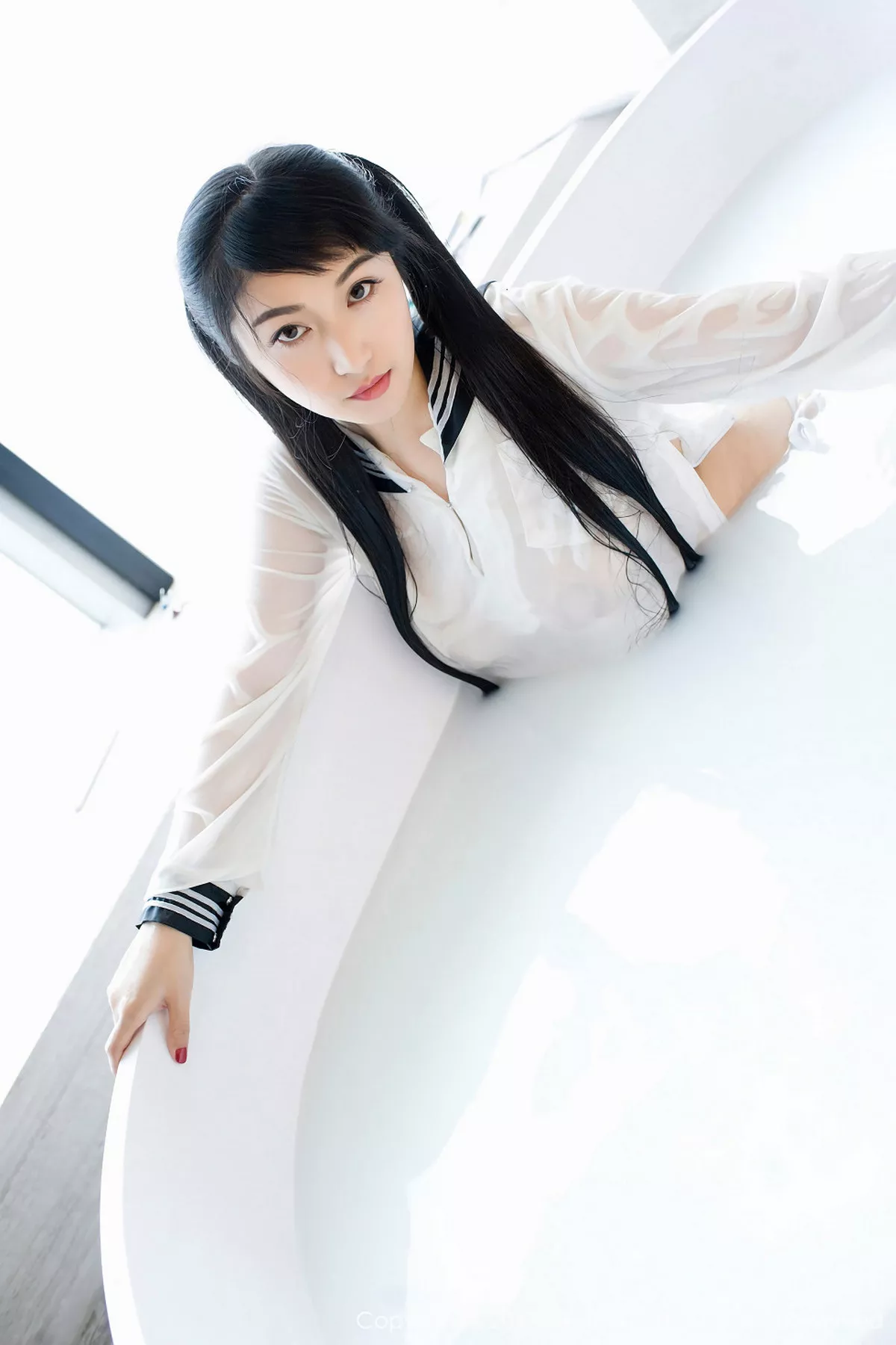 秀人集.com_[XiuRen秀人网]No.853_嫩模盼盼龙女sunny学生装牛奶浴+全裸乳贴秀美乳诱惑写真57P