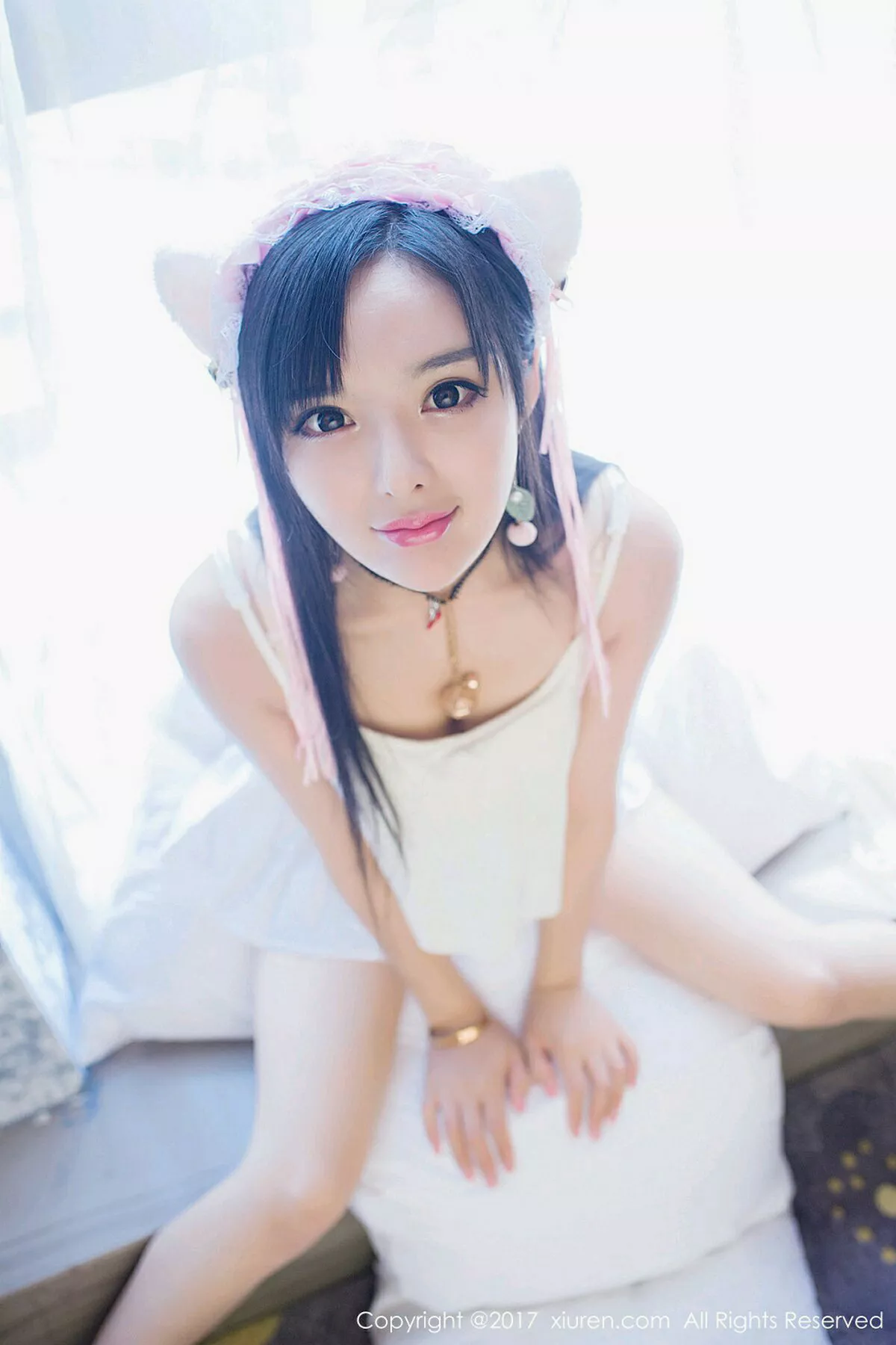 秀人集.com_[XiuRen秀人网]No.874_嫩模柠檬baby居家白色吊带猫女郎+日系体操服完美诱惑写真47P