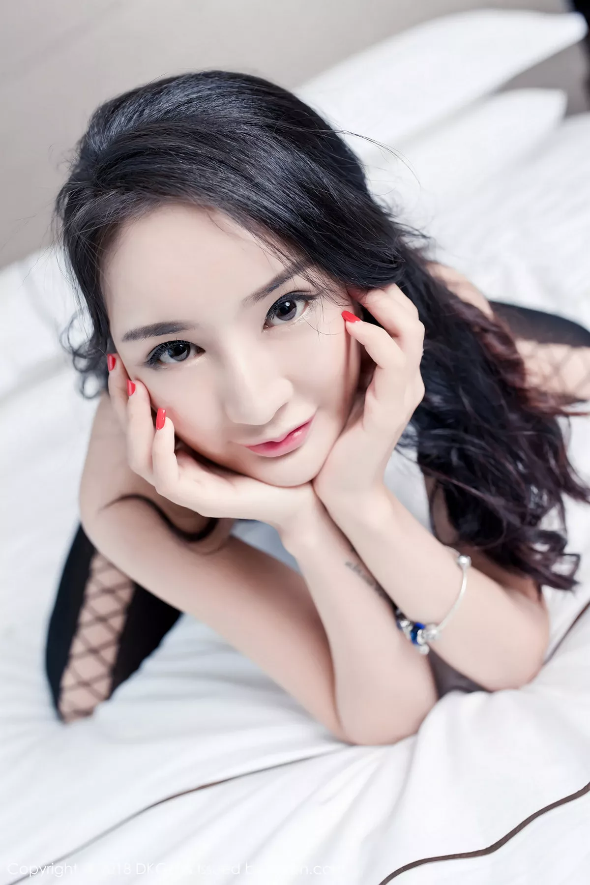 秀人集.com_[DKGirl御女郎]Vol.056_高颜值美人梅哥黑色连体情趣衣透视秀豪乳翘臀完美诱惑写真52P
