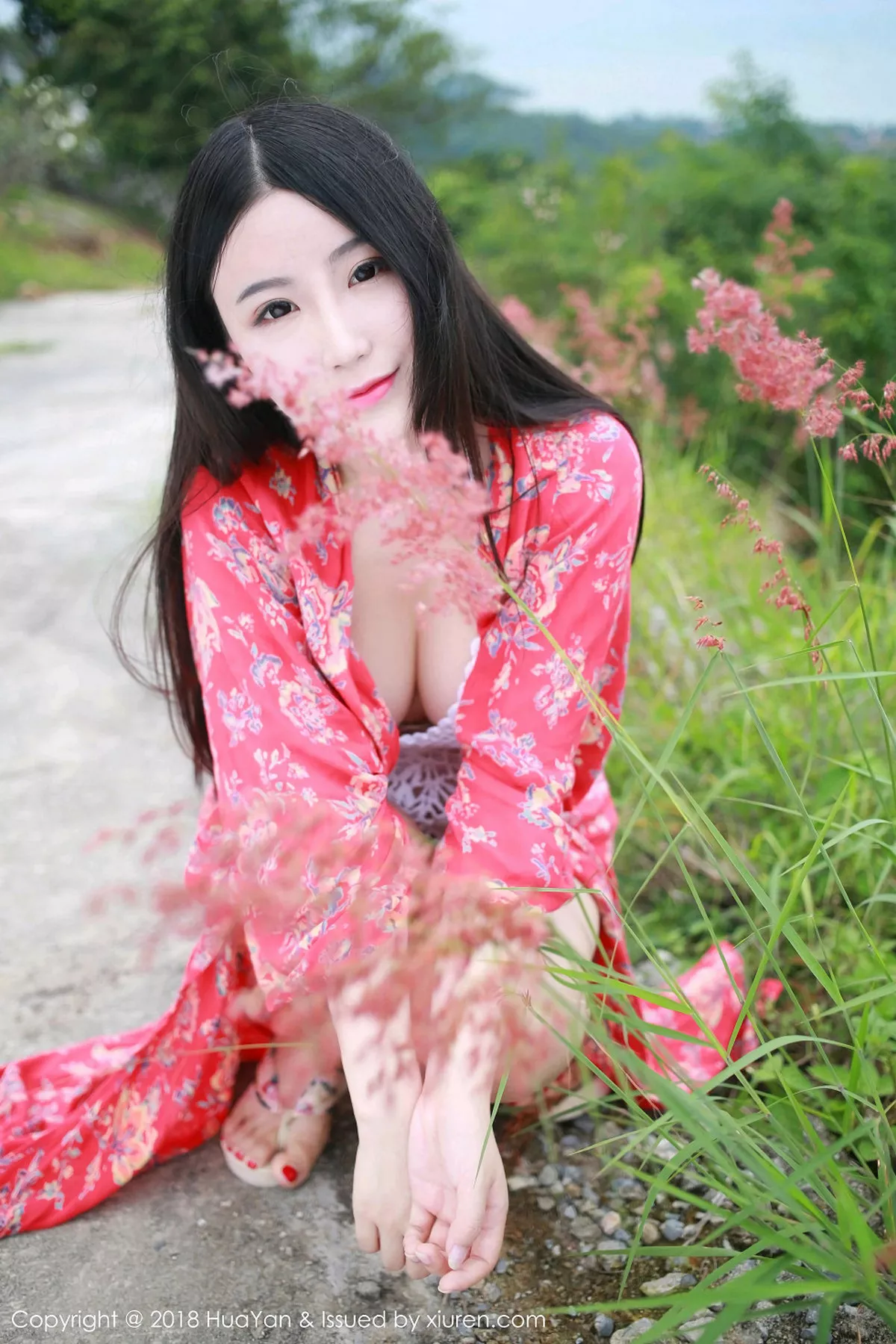 秀人集.com_[HuaYan花の颜]Vol.055_嫩模谢芷馨Sindy苏梅岛旅拍白色缕空吊带内衣完美诱惑写真40P