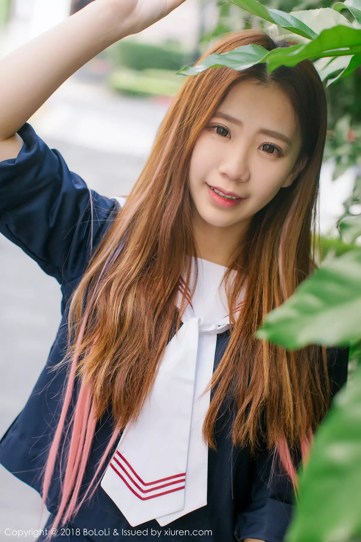 秀人集.com_[Tukmo兔几盟]Vol.107_嫩模董成丽清纯学生装游乐园外拍甜美笑容漂亮迷人写真42P