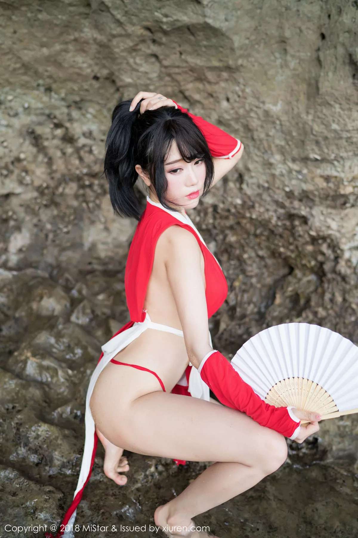 秀人集.com_[MiStar魅妍社]Vol.215_女神兜豆靓Youlina甲米旅拍外拍COS不知火舞热辣诱惑写真50P