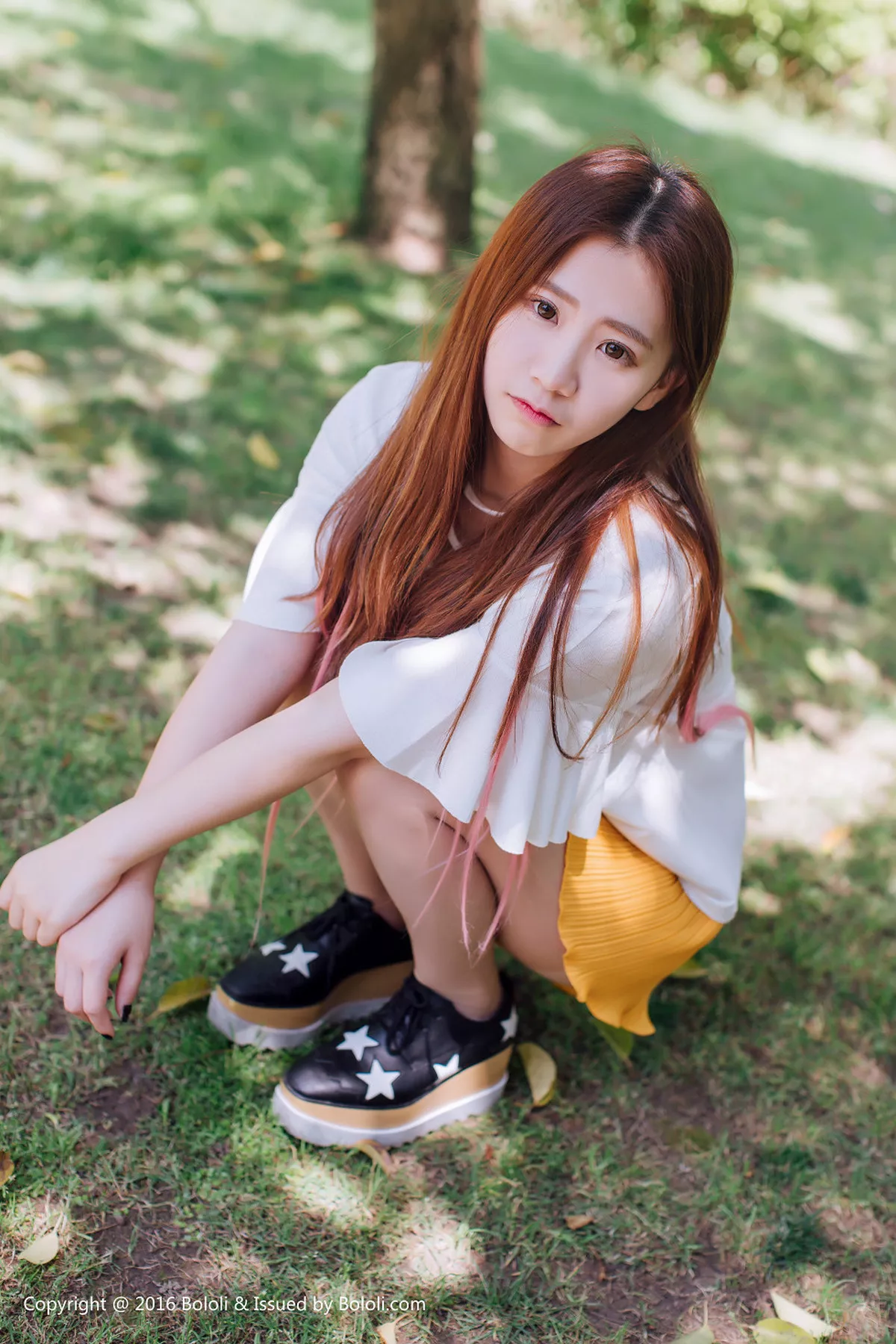 秀人集.com_[Tukmo兔几盟]Vol.109_清纯嫩模董成丽游乐园里白色短袖衫配黄色短裙清爽迷人写真40P