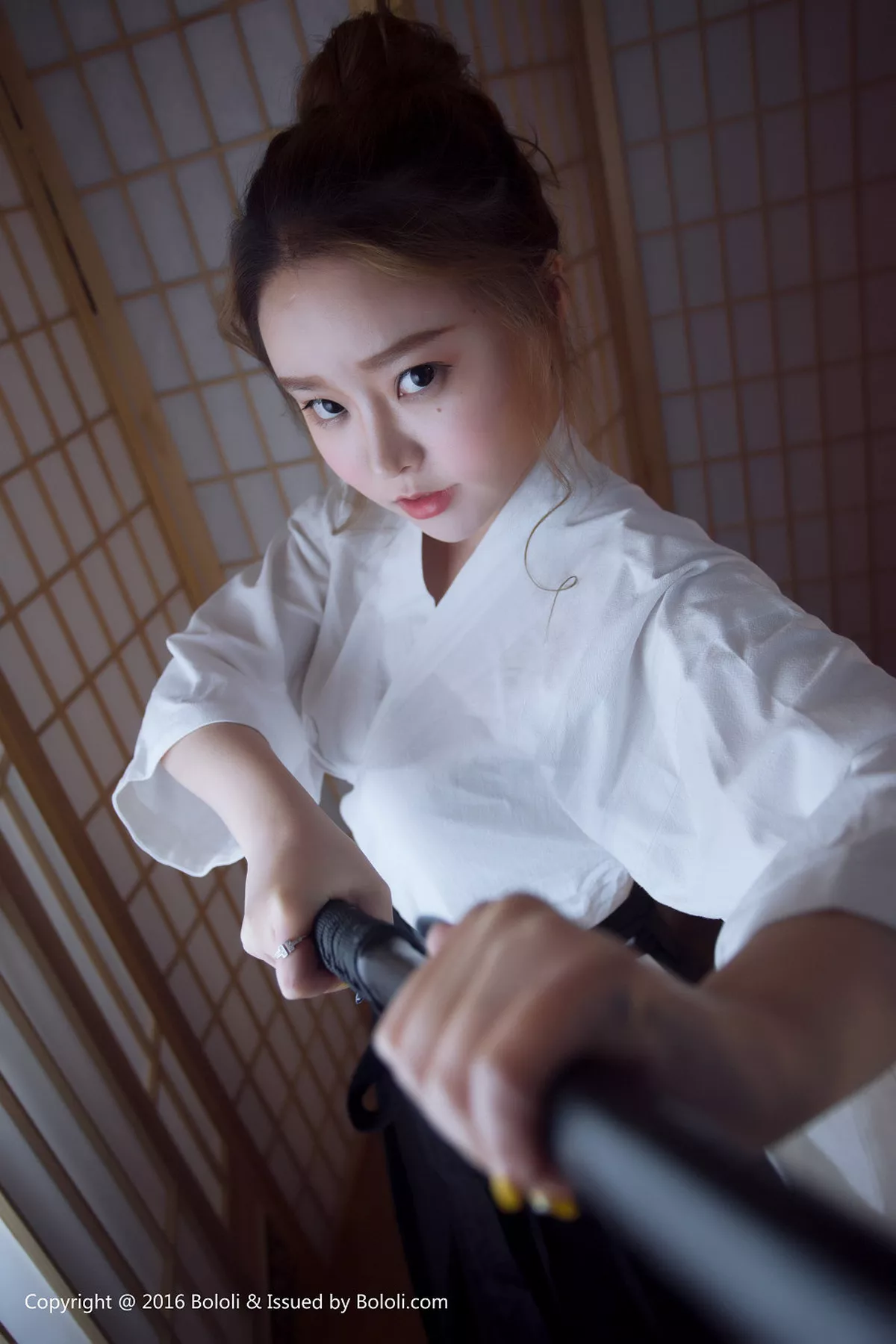 秀人集.com_[Tukmo兔几盟]Vol.111_嫩模柳侑绮化身剑道美少女性感白色内衣爆乳诱惑写真25P