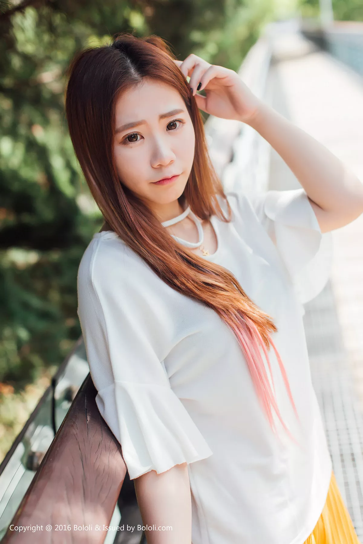 秀人集.com_[Tukmo兔几盟]Vol.109_清纯嫩模董成丽游乐园里白色短袖衫配黄色短裙清爽迷人写真40P