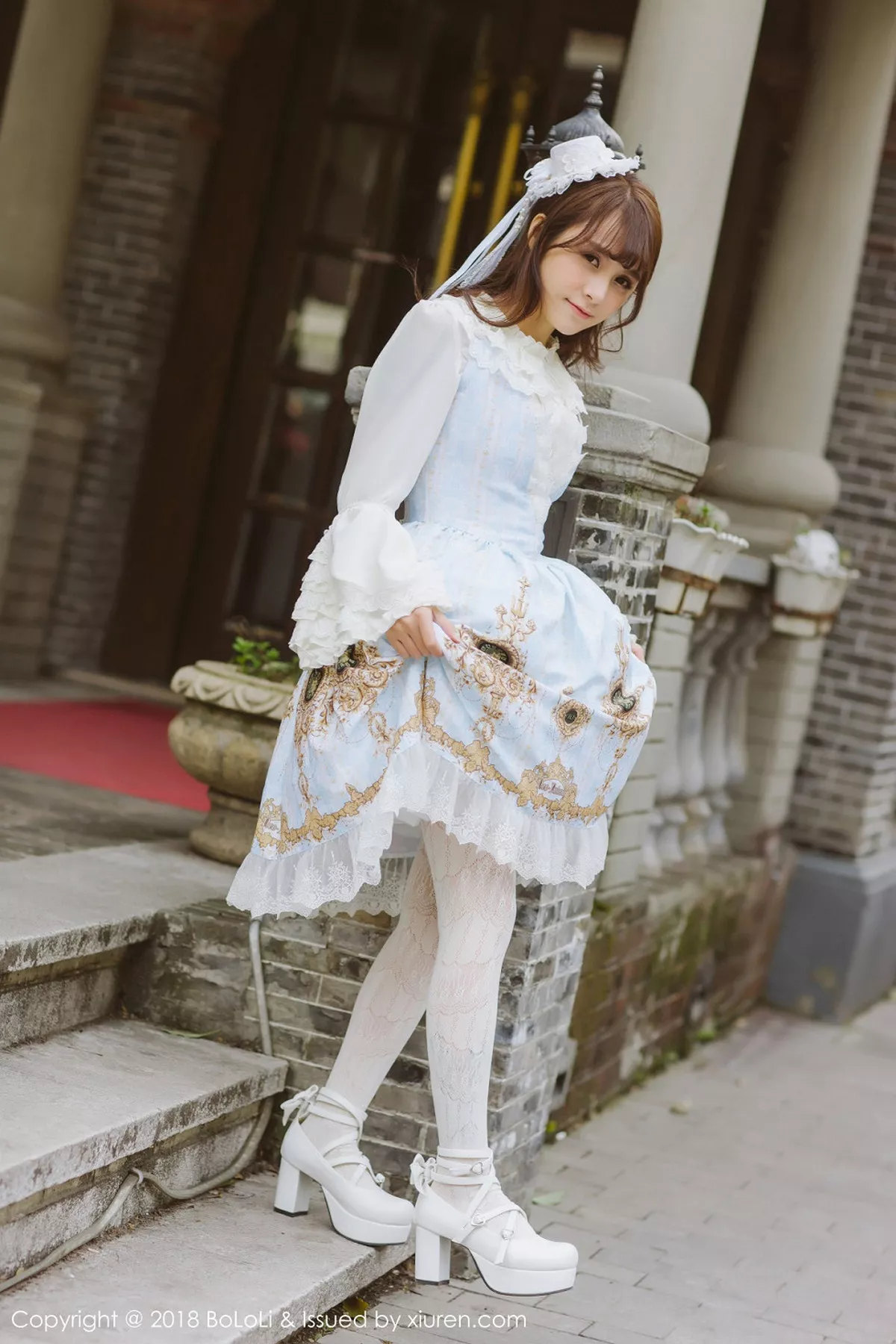 秀人集.com_[Tukmo兔几盟]Vol.113_嫩模夏美酱户外古典优雅洛丽塔系列+清纯可爱学生制服写真62P
