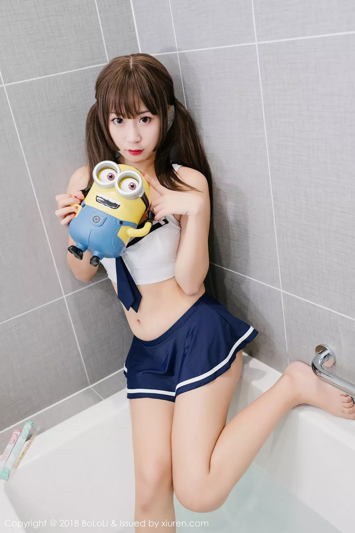 秀人集.com_[Tukmo兔几盟]Vol.115_美女主播猫九酱Sakura浴室里性感水手内衣湿身诱惑写真42P
