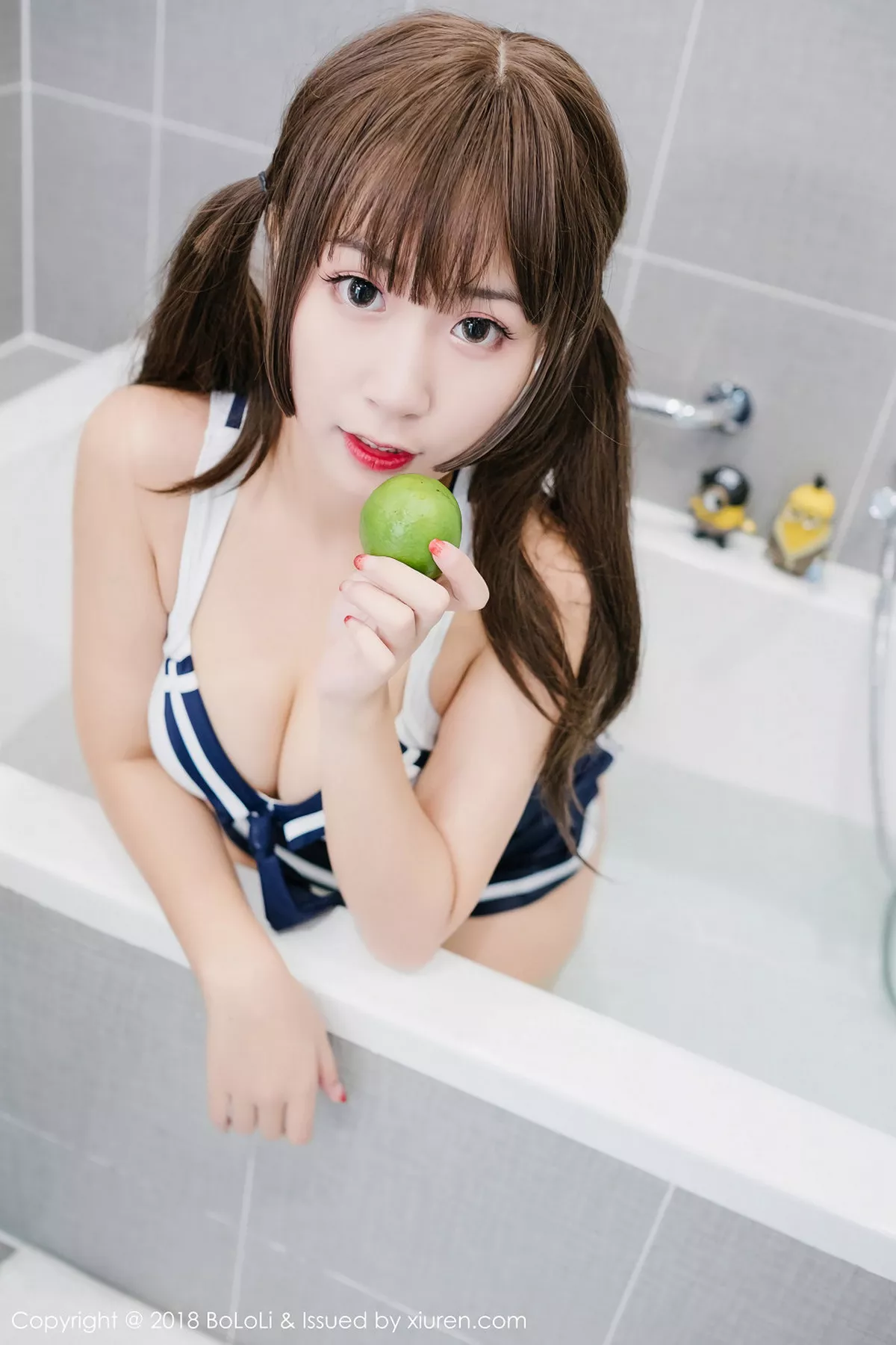 秀人集.com_[Tukmo兔几盟]Vol.115_美女主播猫九酱Sakura浴室里性感水手内衣湿身诱惑写真42P