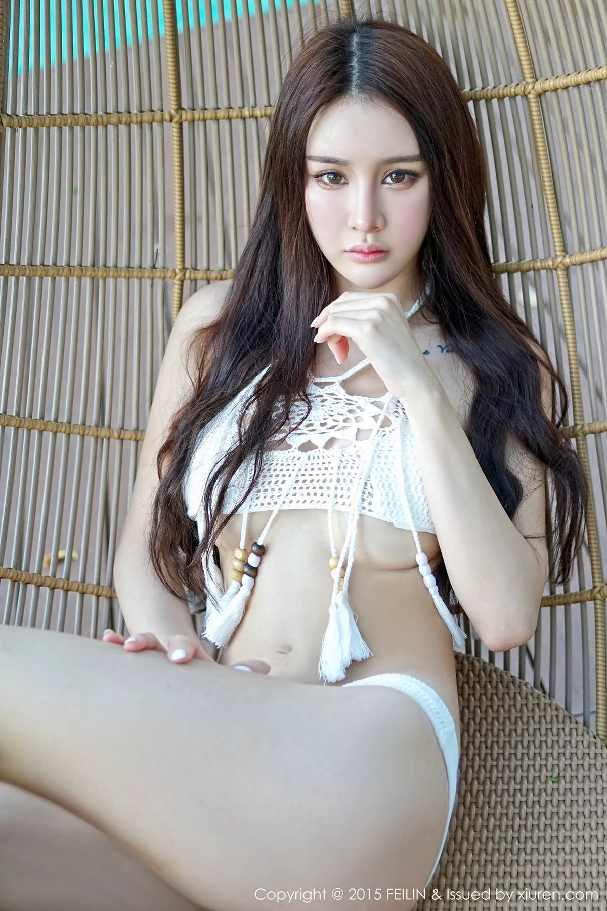 秀人集.com_[FeiLin嗲囡囡]Vol.020_嫩模Cheryl青树薄荷岛旅拍泳池比基尼豪乳诱惑写真60P