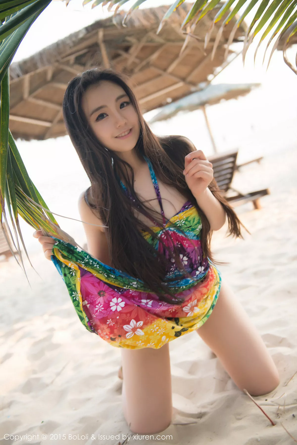 秀人集.com_[BoLoli波萝社]Vol.028_许文婷Regina三亚旅拍性感内衣秀豪乳牛仔热裤写真40P