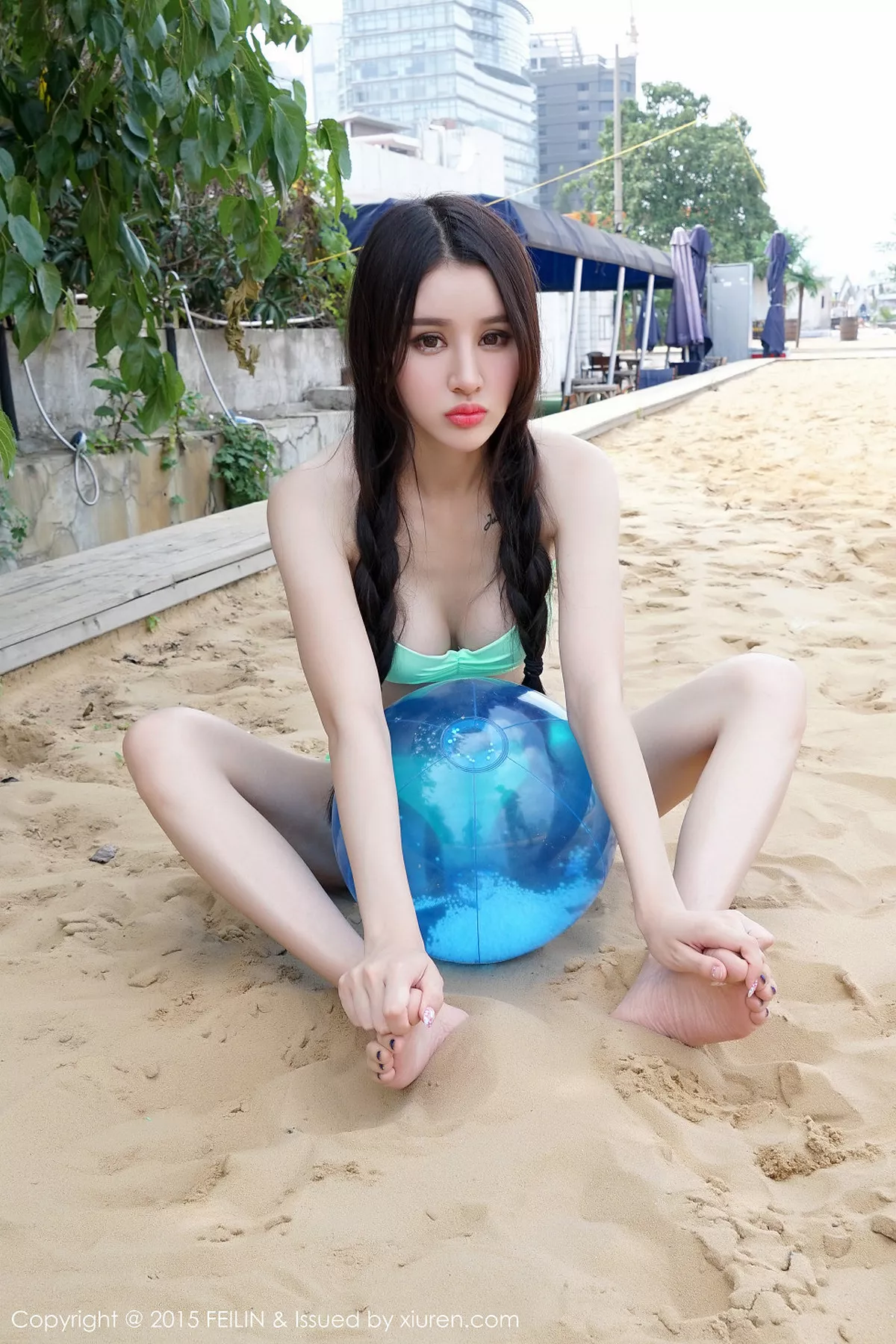 秀人集.com_[FeiLin嗲囡囡]Vol.012_嫩模Cheryl青树排球女郎性感比基尼秀美胸写真43P