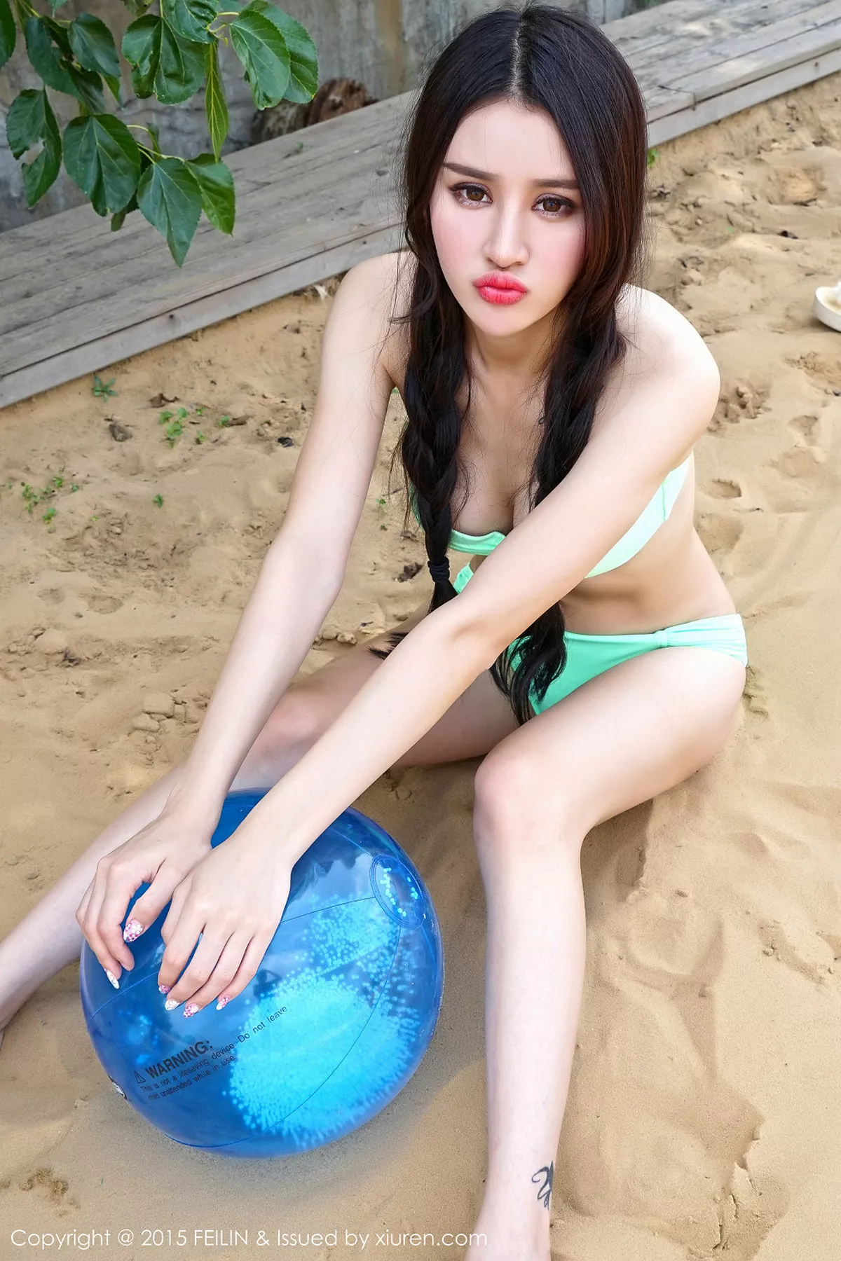 秀人集.com_[FeiLin嗲囡囡]Vol.012_嫩模Cheryl青树排球女郎性感比基尼秀美胸写真43P