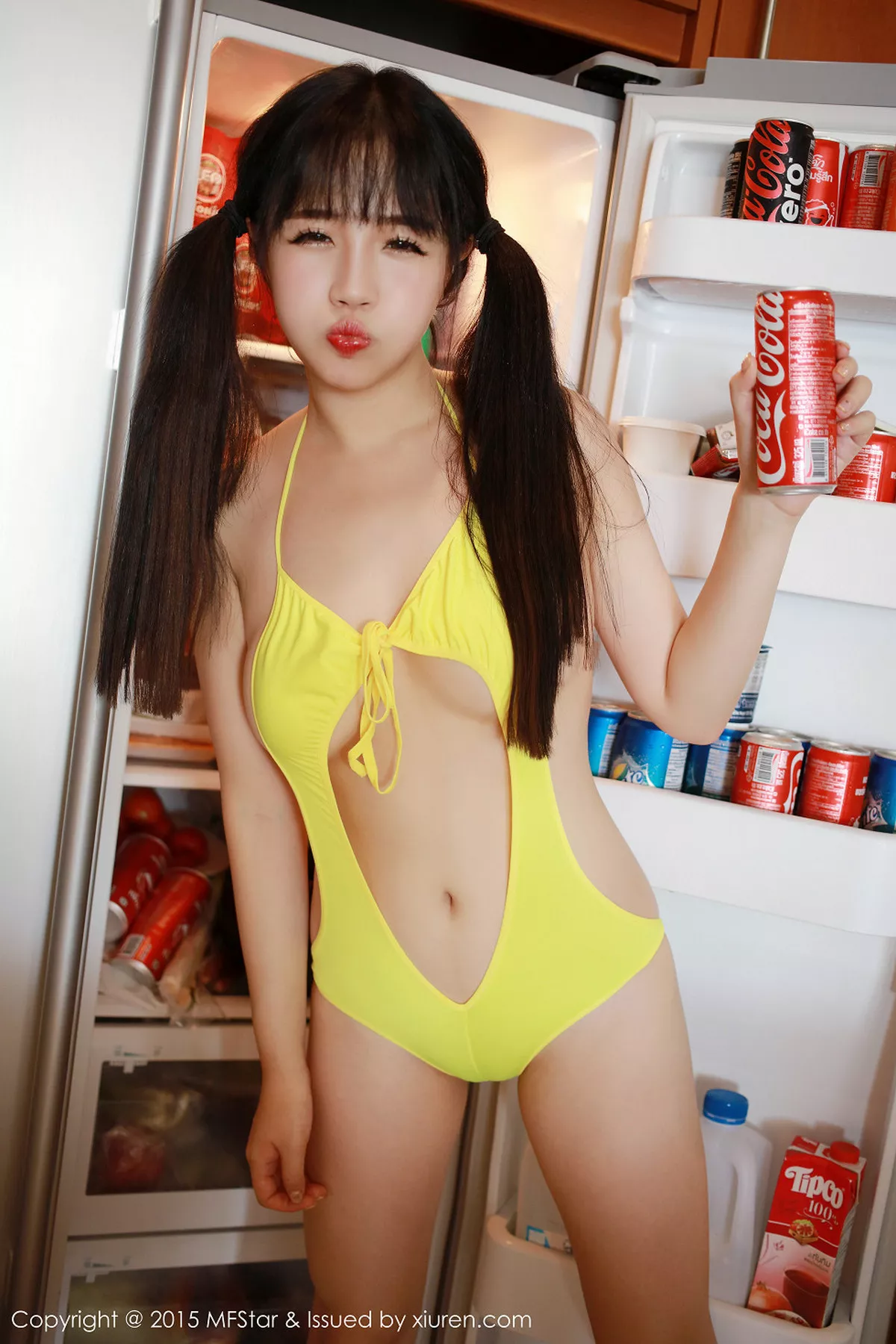 秀人集.com_[MFStar模范学院]Vol.036_萌妹徐cake白色开档短裙迷人豪乳性感翘臀写真50P