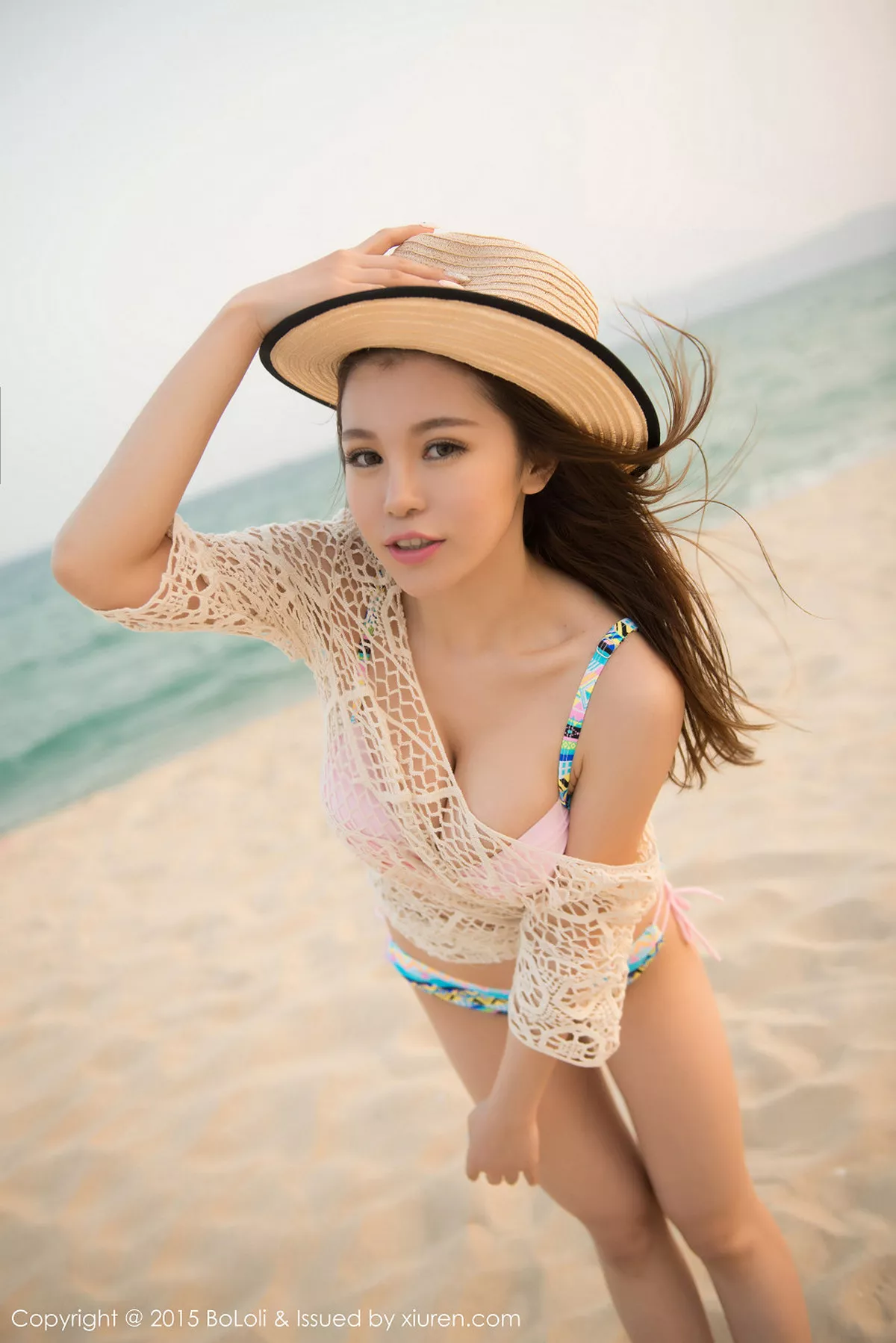 秀人集.com_[BoLoli波萝社]Vol.026_嫩模刘娅希三亚旅拍白色比基尼秀完美身材性感写真81P
