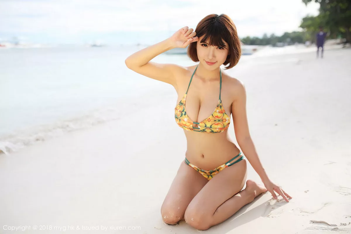 秀人集.com_[MyGirl美媛馆]Vol.283_女神晓茜sunny海边性感比基尼秀傲人胸器清爽迷人写真50P