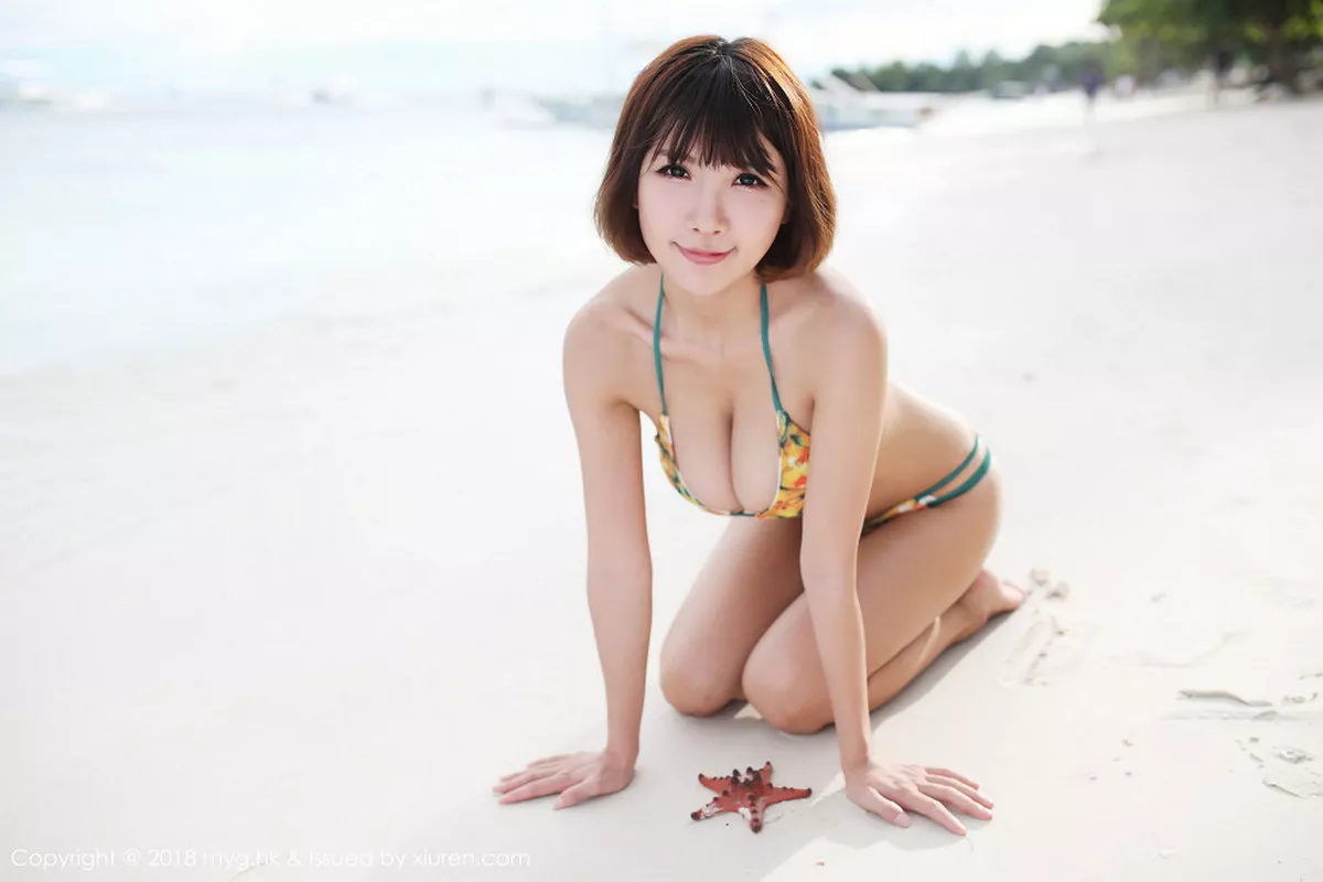 秀人集.com_[MyGirl美媛馆]Vol.283_女神晓茜sunny海边性感比基尼秀傲人胸器清爽迷人写真50P