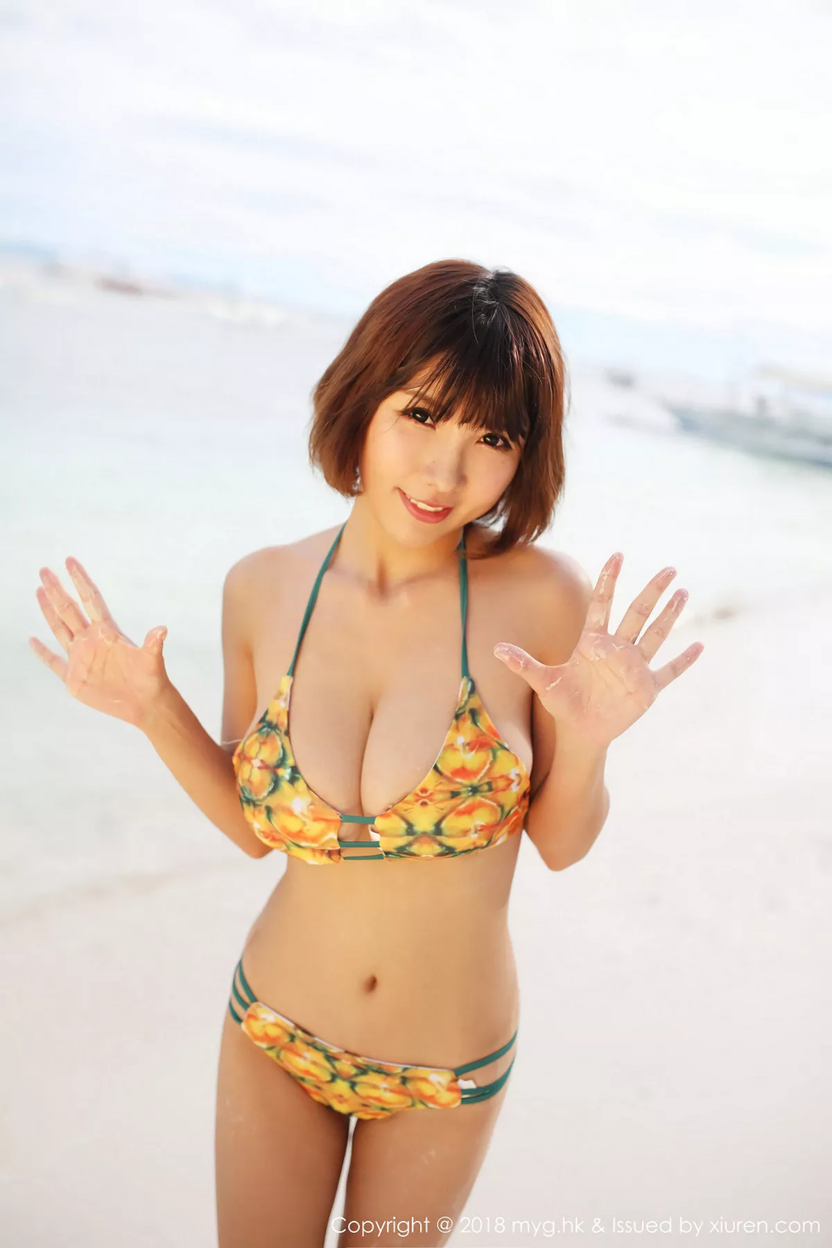 秀人集.com_[MyGirl美媛馆]Vol.283_女神晓茜sunny海边性感比基尼秀傲人胸器清爽迷人写真50P