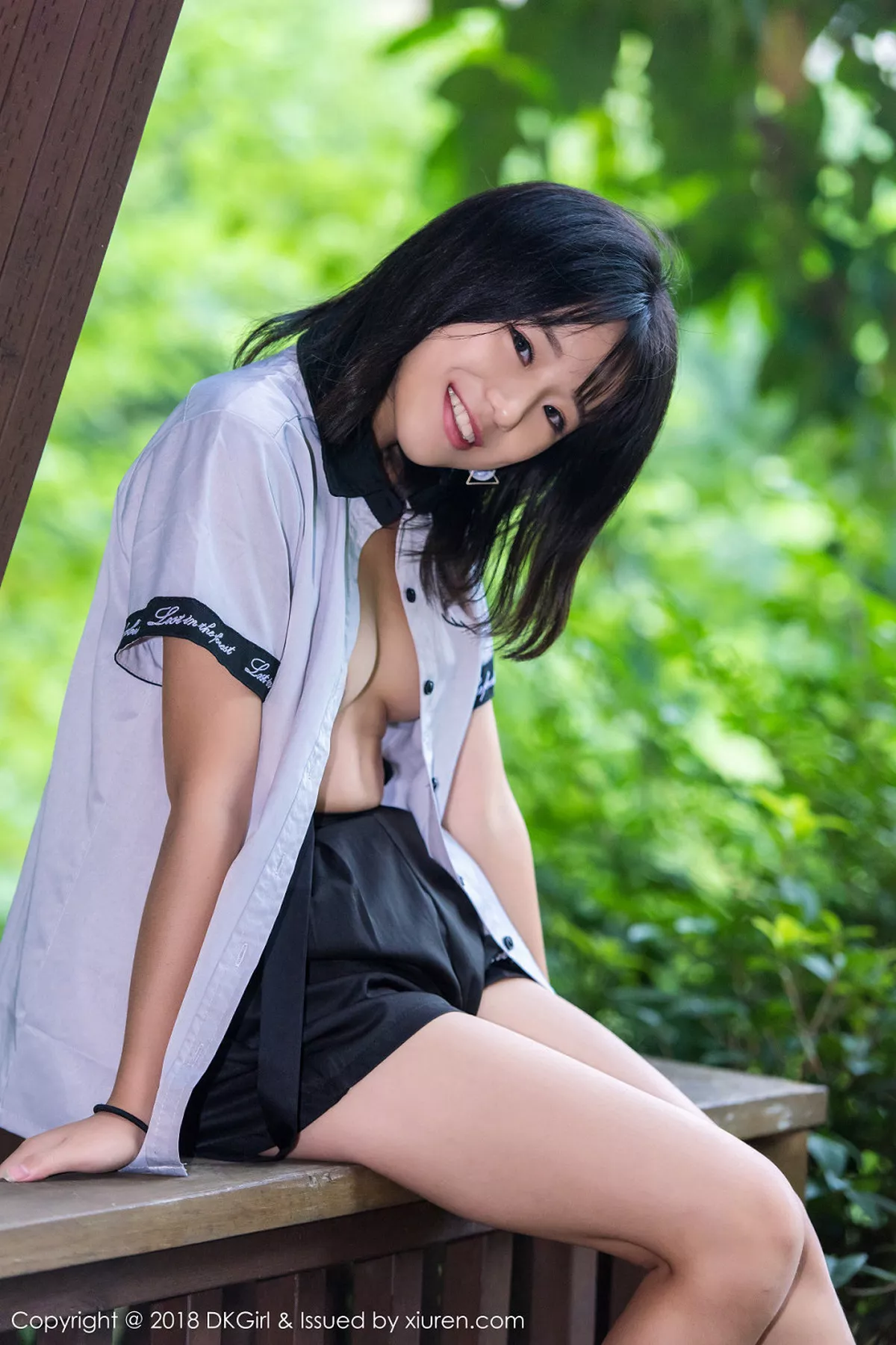 秀人集.com_[DKGirl御女郎]Vol.071_嫩模仓井优香户外粉色薄纱衣敞开真空露美乳撩人诱惑写真49P