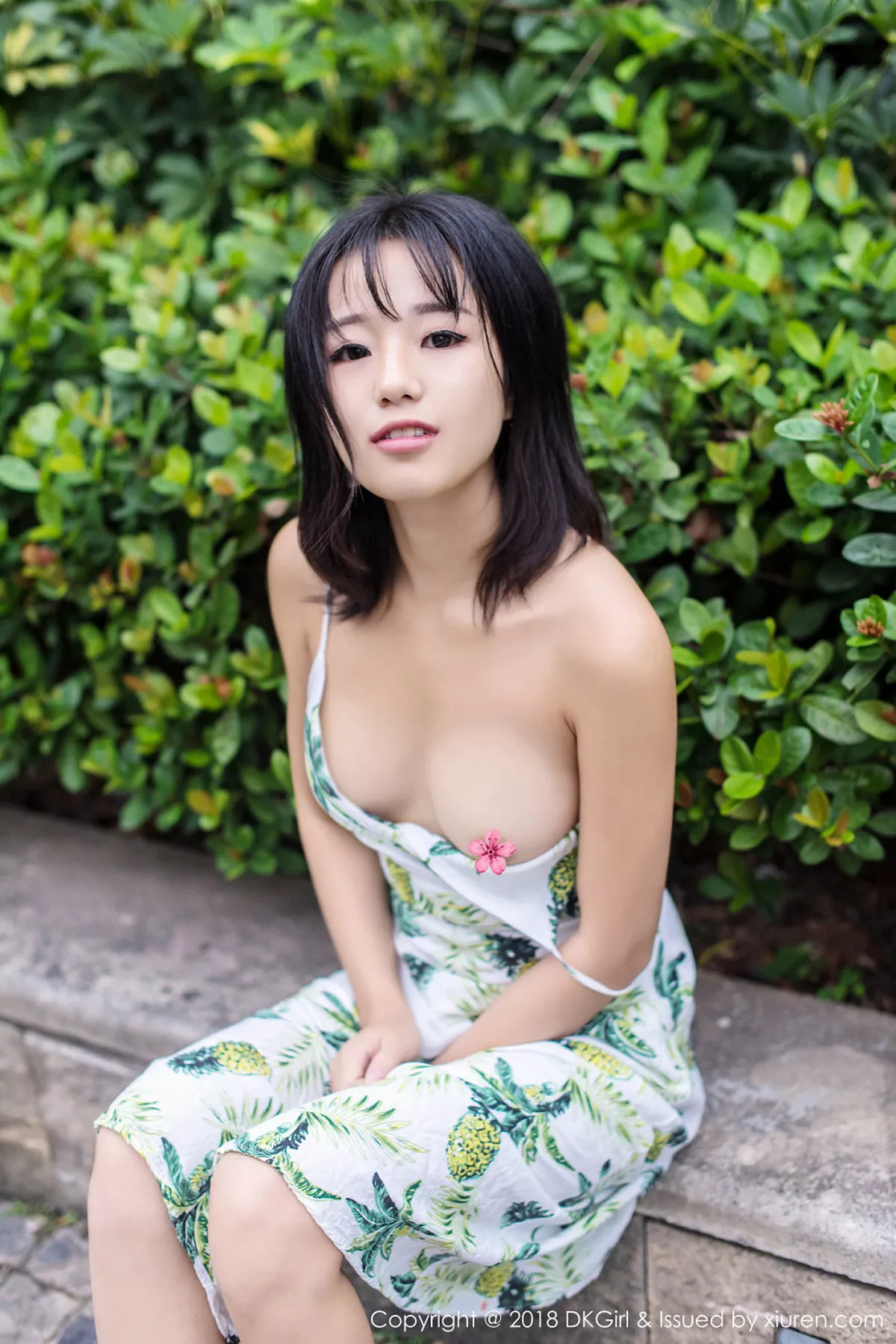 秀人集.com_[DKGirl御女郎]Vol.071_嫩模仓井优香户外粉色薄纱衣敞开真空露美乳撩人诱惑写真49P