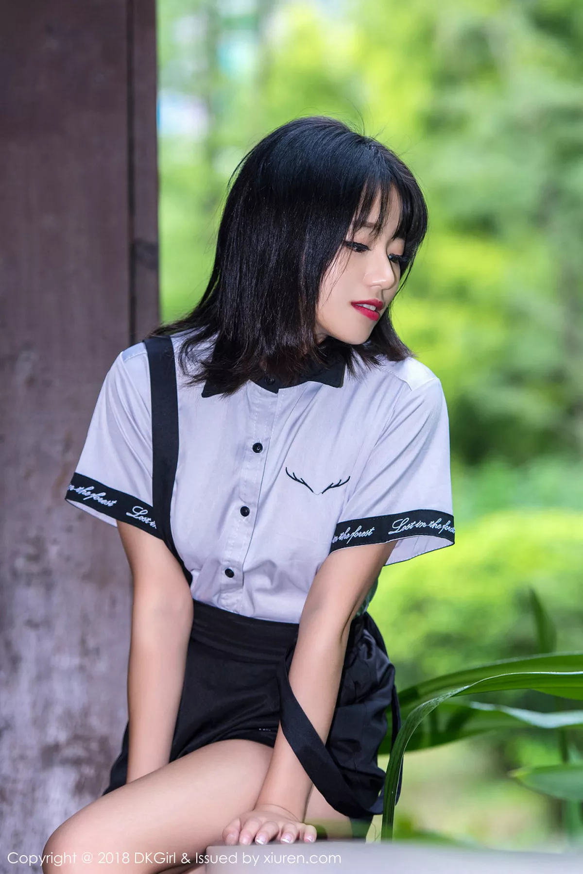 秀人集.com_[DKGirl御女郎]Vol.071_嫩模仓井优香户外粉色薄纱衣敞开真空露美乳撩人诱惑写真49P
