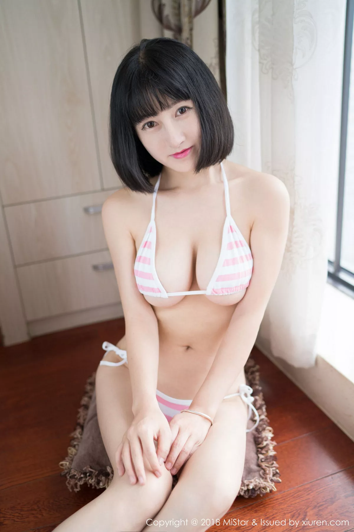秀人集.com_[MiStar魅妍社]Vol.230_嫩模小探戈居家私房三点式内衣秀完美曲线惹火诱惑写真38P